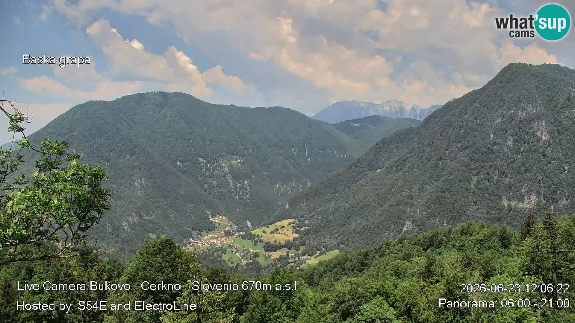 Kamera Bukovo – Baška grapa | Cerkno