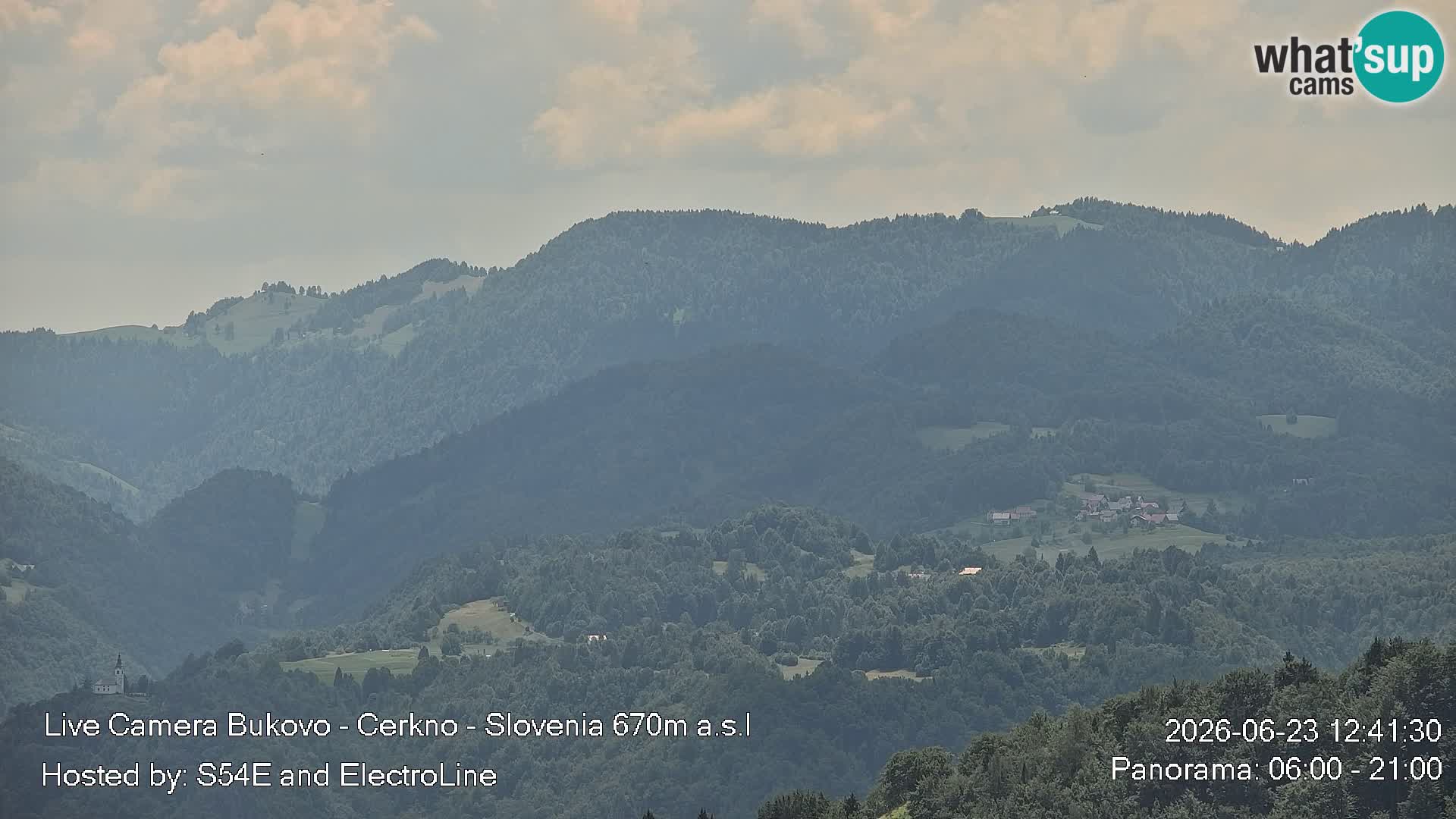 Webcam Bukovo – Baška grapa | Cerkno | Slovénie