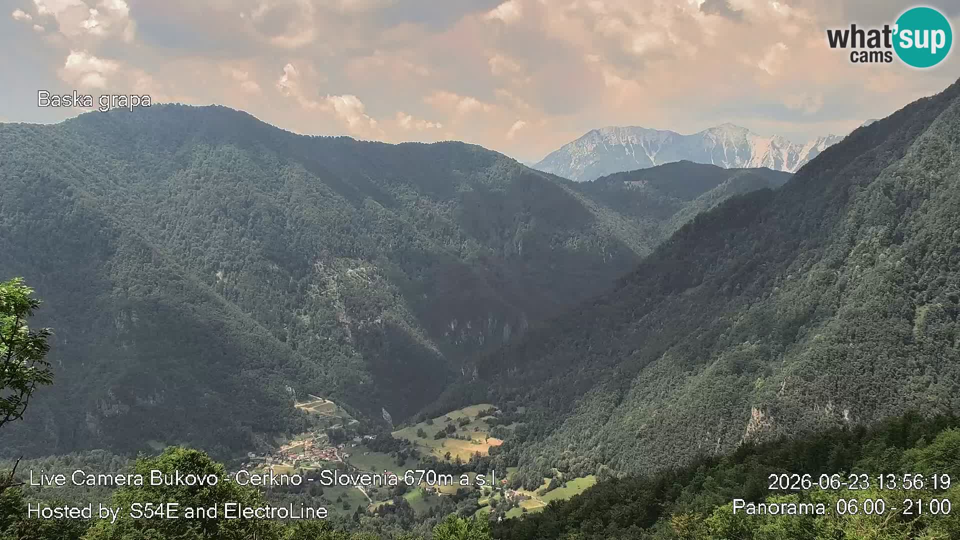 Bukovo Webcam – Baška grapa | Cerkno | Slowenien