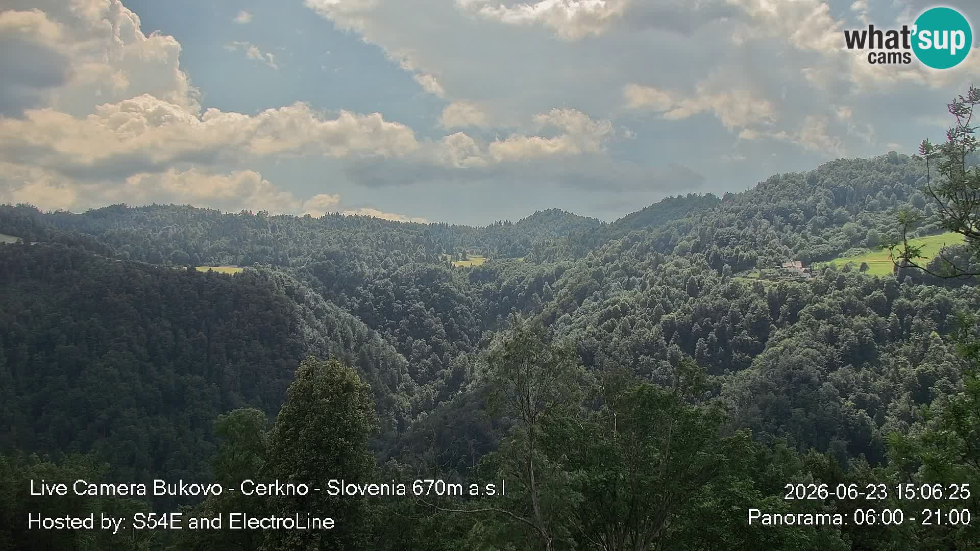 Bukovo Webcam – Baška grapa | Cerkno | Slowenien