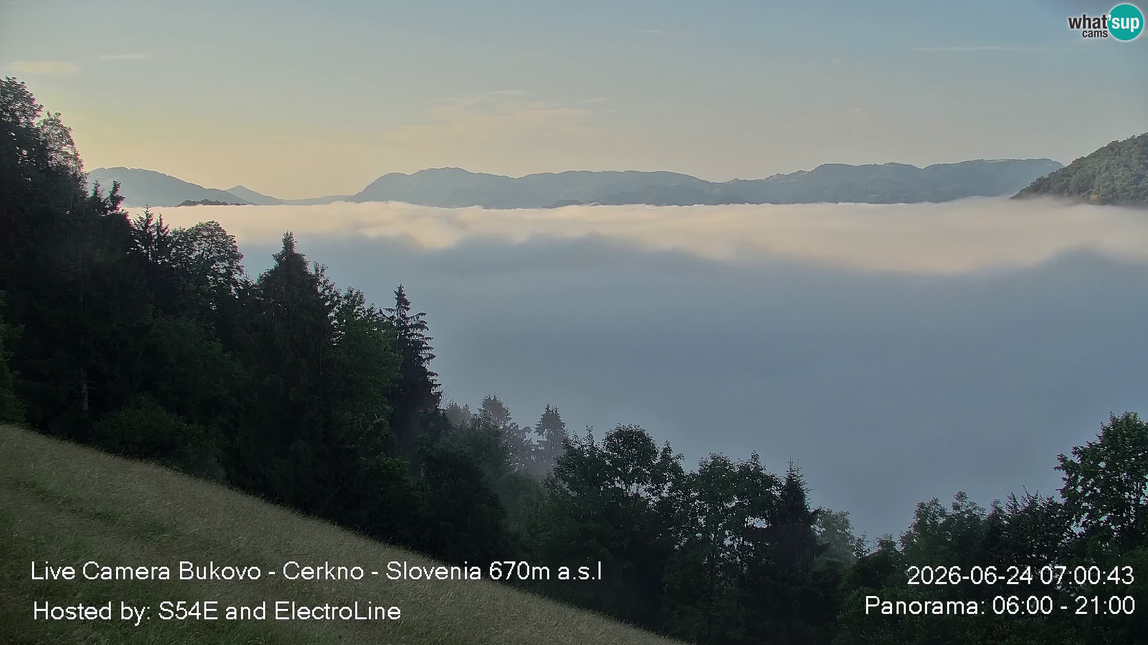 Web kamera Bukovo – Baška grapa | Cerkno | Slovenija