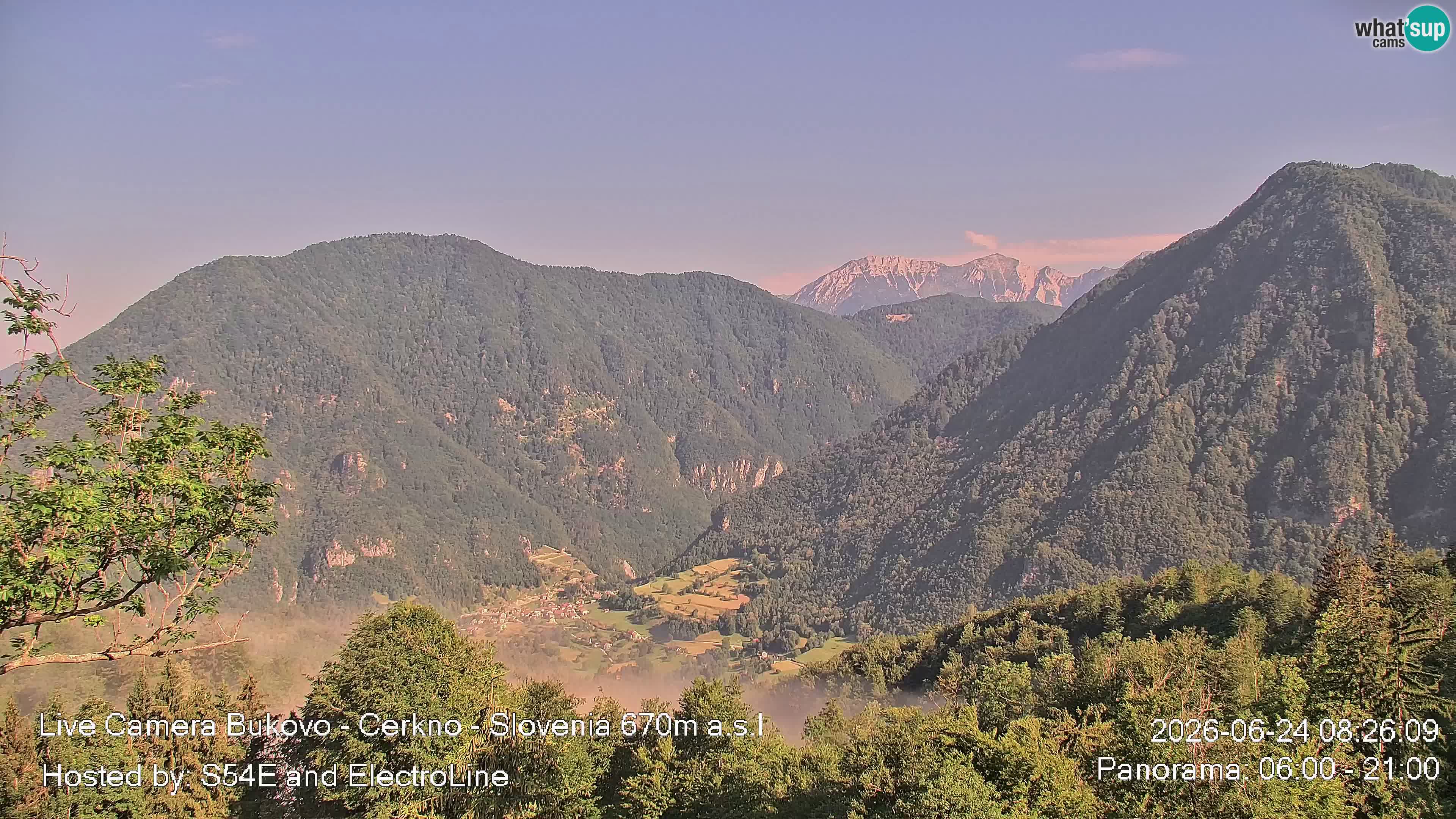 Webcam Bukovo – Baška grapa | Cerkno | Slovénie