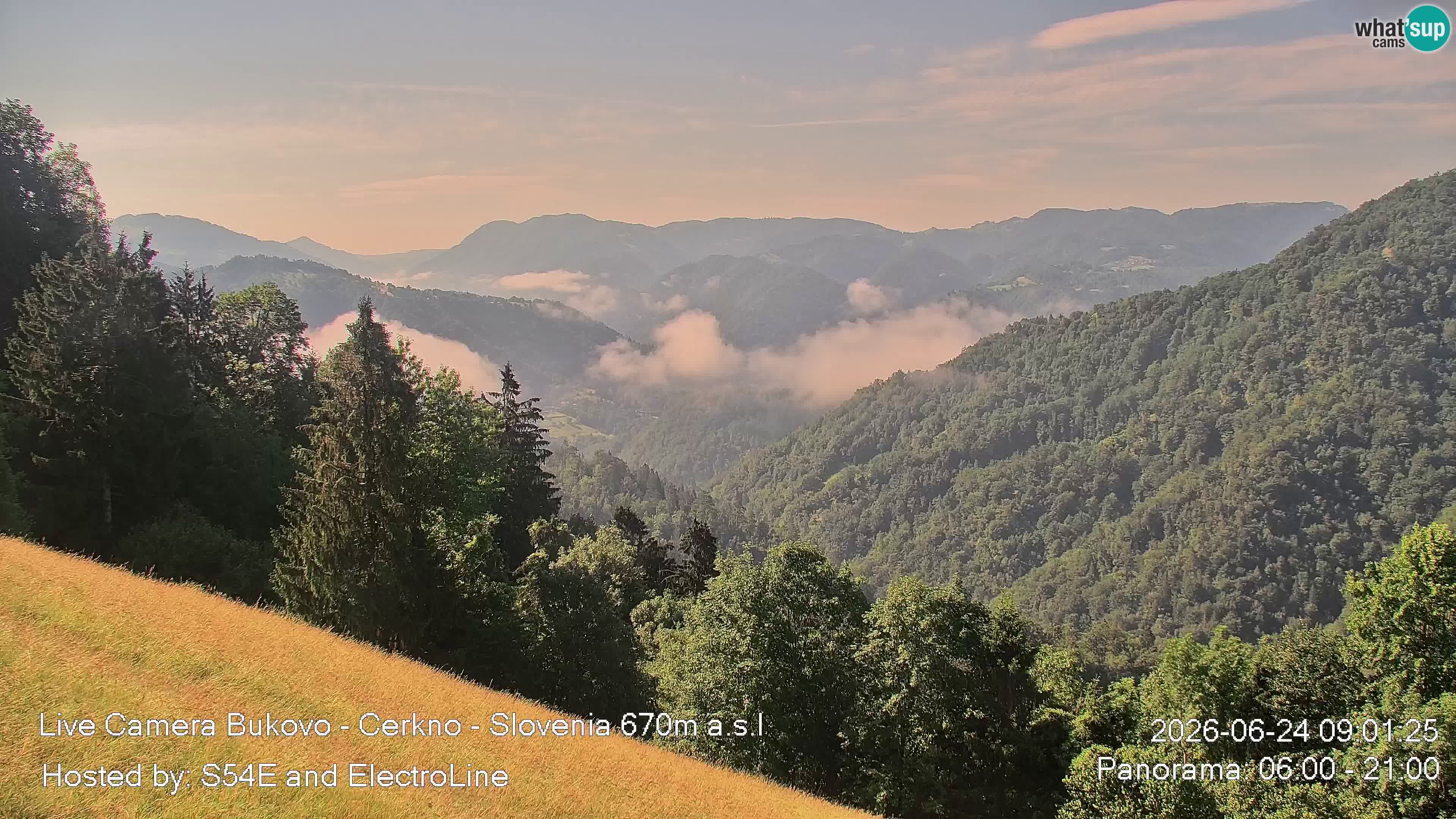 Webcam en vivo Bukovo – Baška grapa | Cerkno | Eslovenia