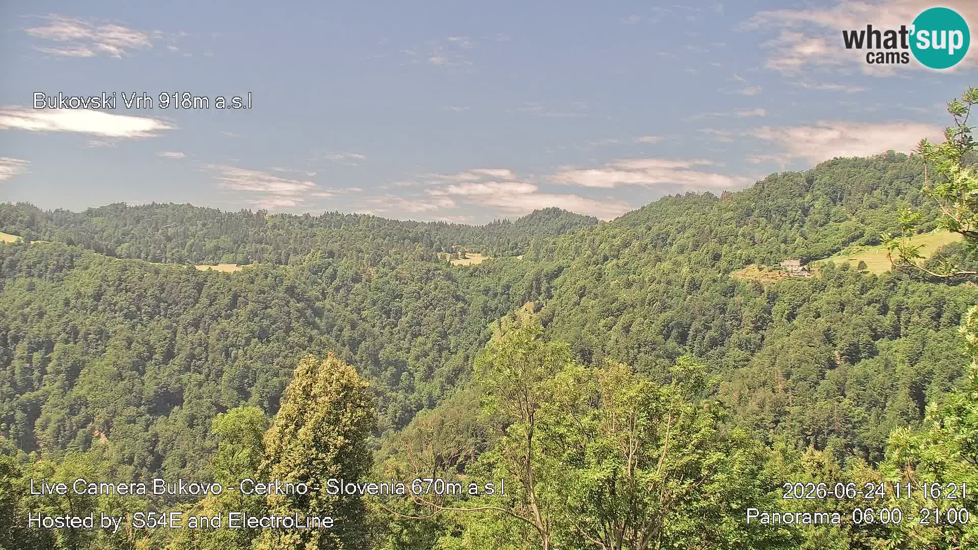 Webcam Bukovo – Baška grapa | Cerkno | Slovenia