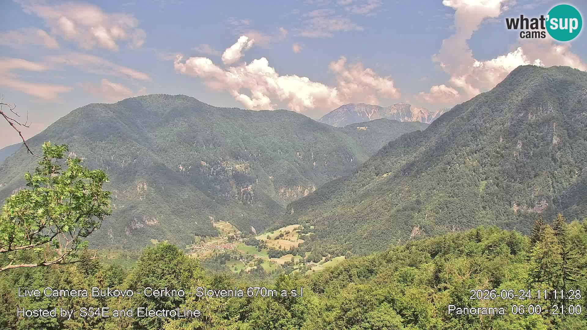 Webcam Bukovo – Baška grapa | Cerkno | Slovenia