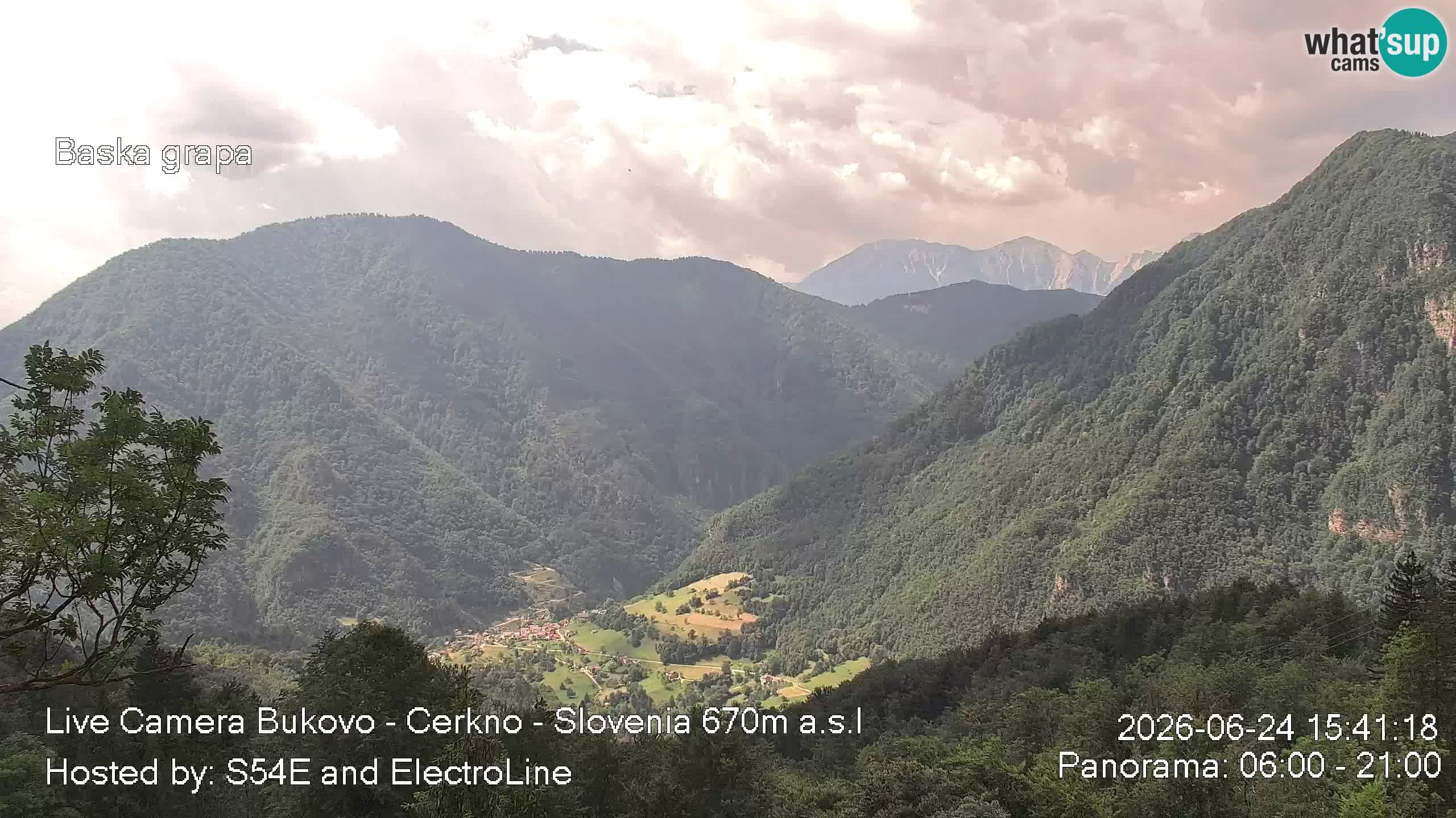 Webcam Bukovo – Baška grapa | Cerkno | Slovenia