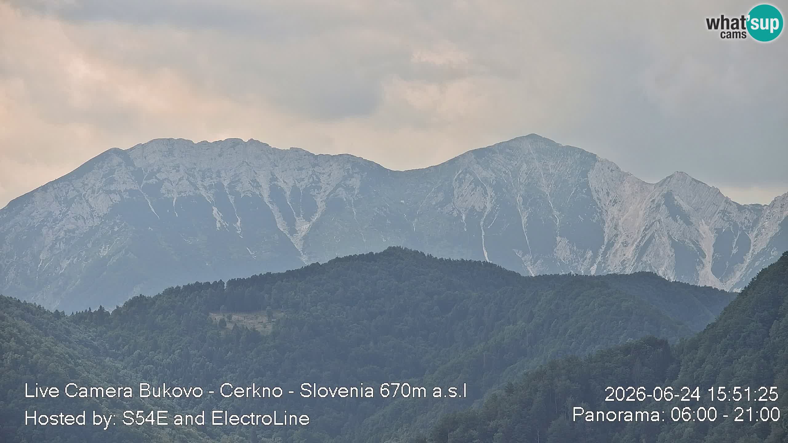 Web kamera Bukovo – Baška grapa | Cerkno | Slovenija