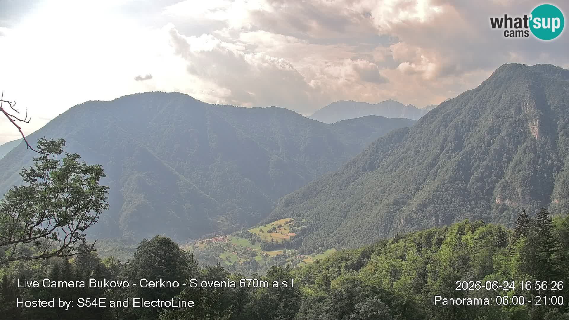 Webcam Bukovo – Baška grapa | Cerkno | Slovenia