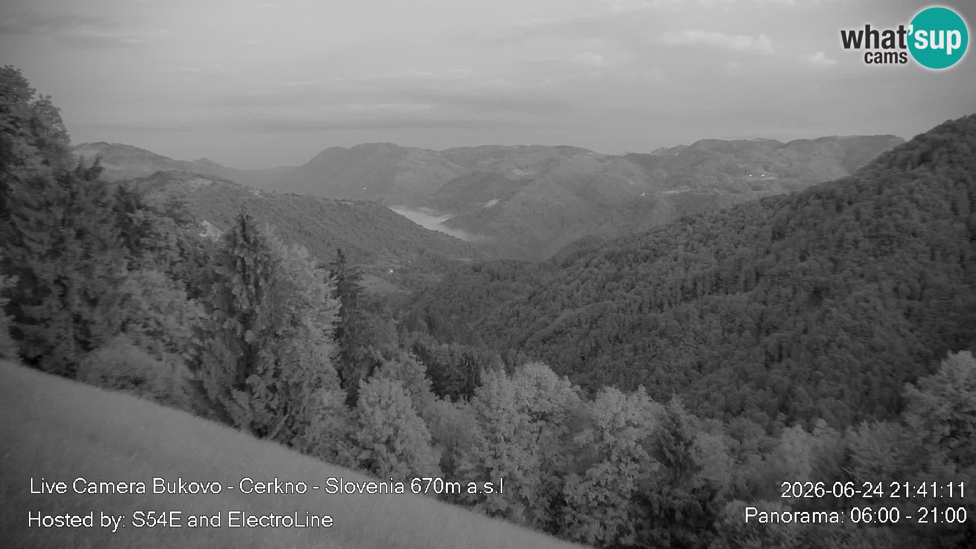 Web kamera Bukovo – Baška grapa | Cerkno | Slovenija