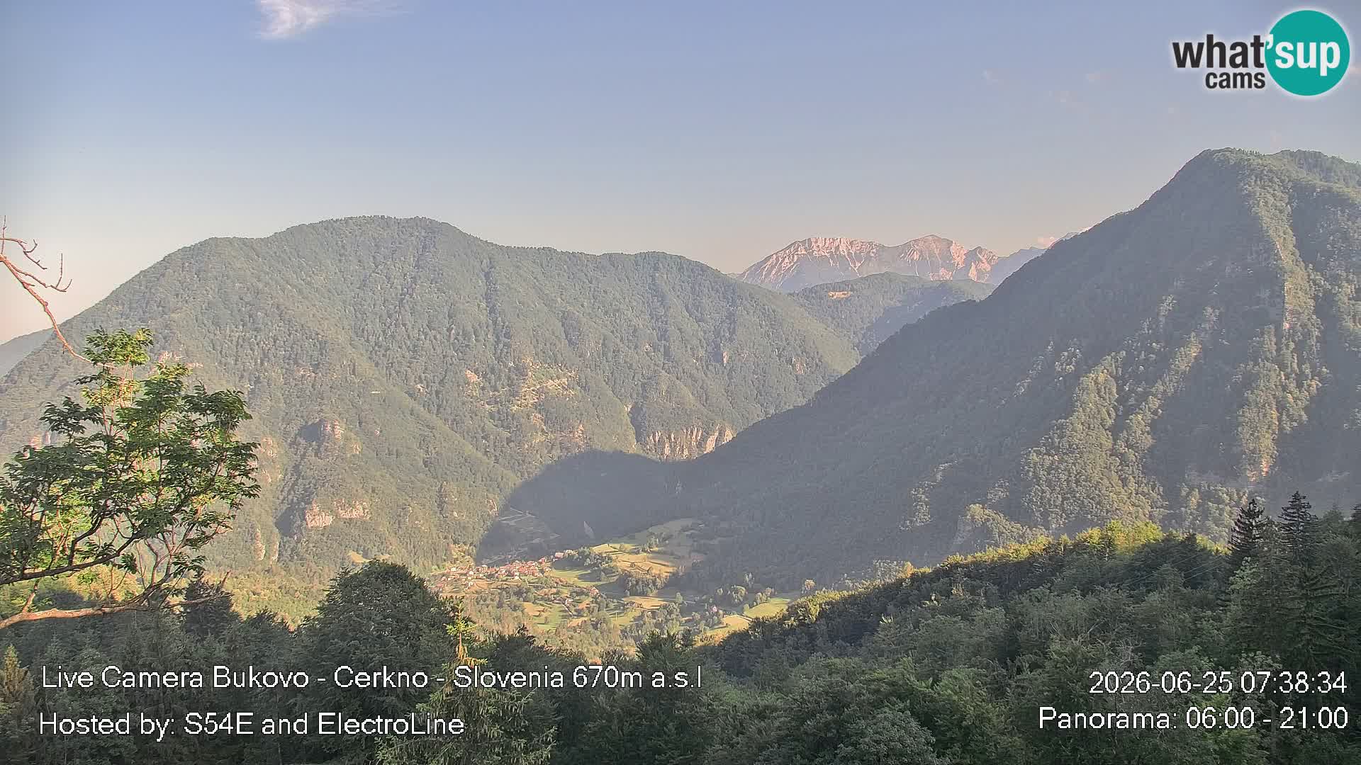 Webcam Bukovo – Baška grapa | Cerkno | Slovénie