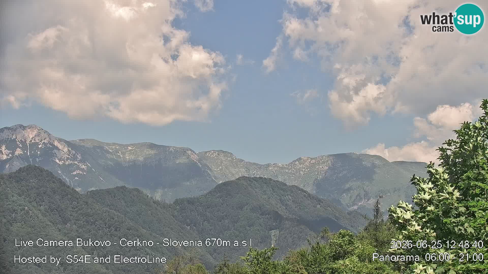 Webcam en vivo Bukovo – Baška grapa | Cerkno | Eslovenia