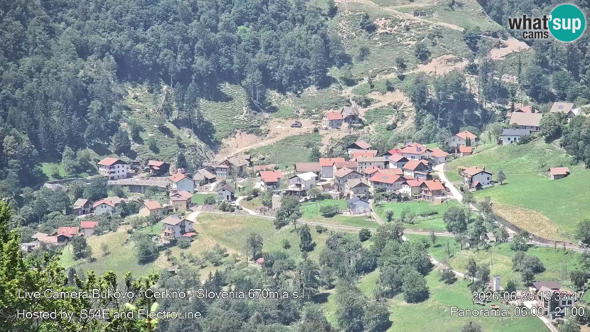 Webcam Bukovo – Baška grapa | Cerkno | Slovenia