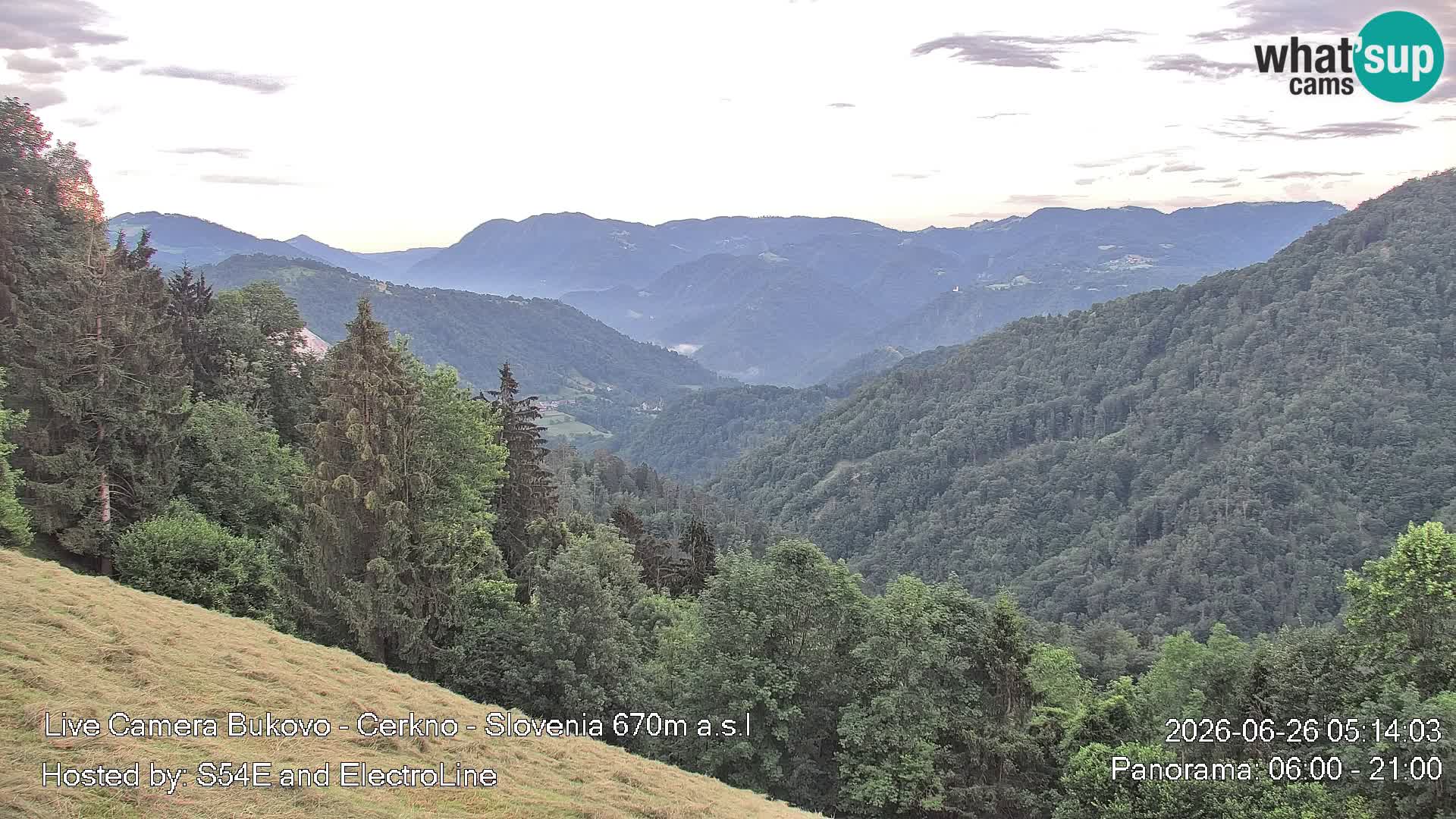 Webcam en vivo Bukovo – Baška grapa | Cerkno | Eslovenia
