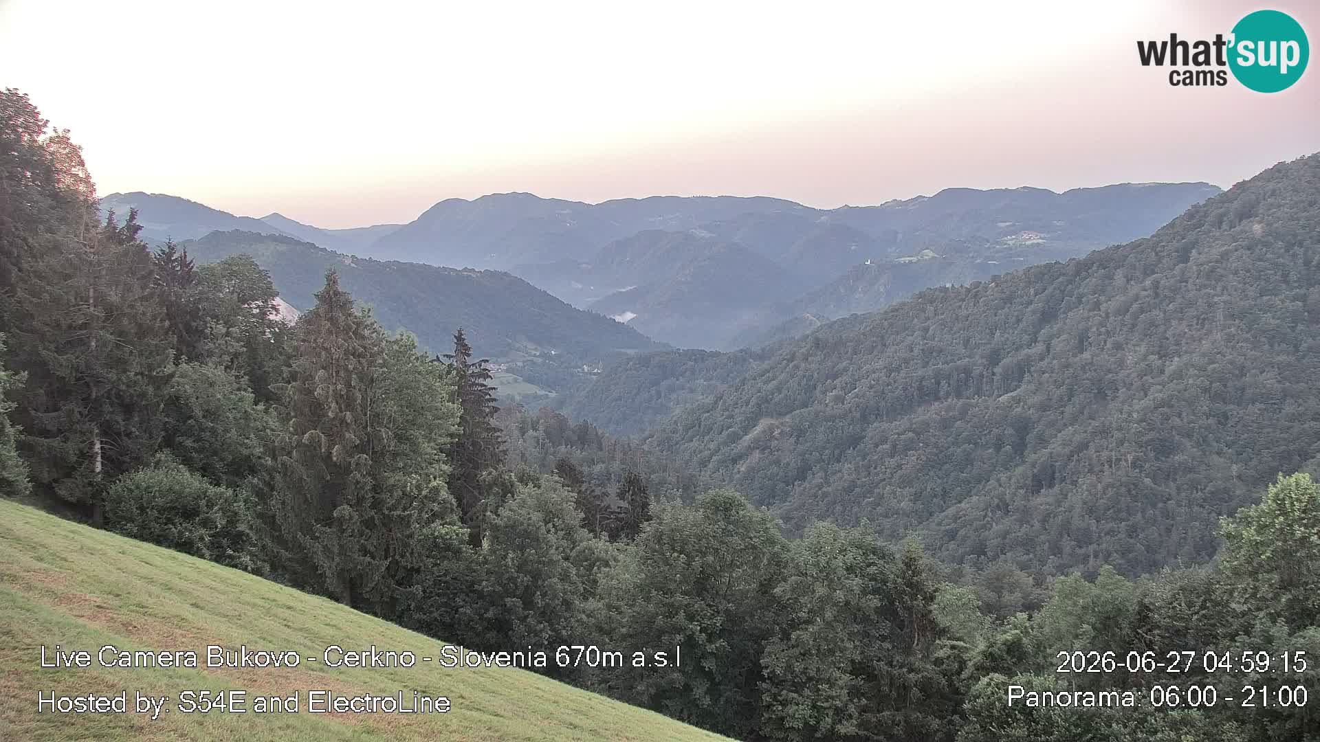Web kamera Bukovo – Baška grapa | Cerkno | Slovenija