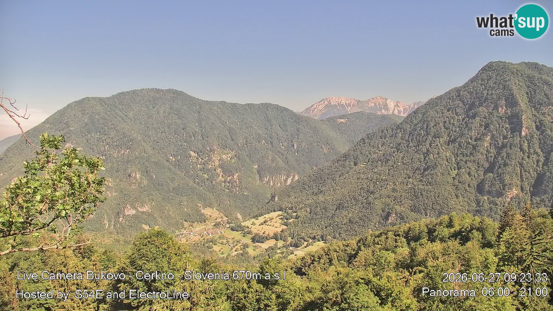 Webcam Bukovo – Baška grapa | Cerkno | Slovénie