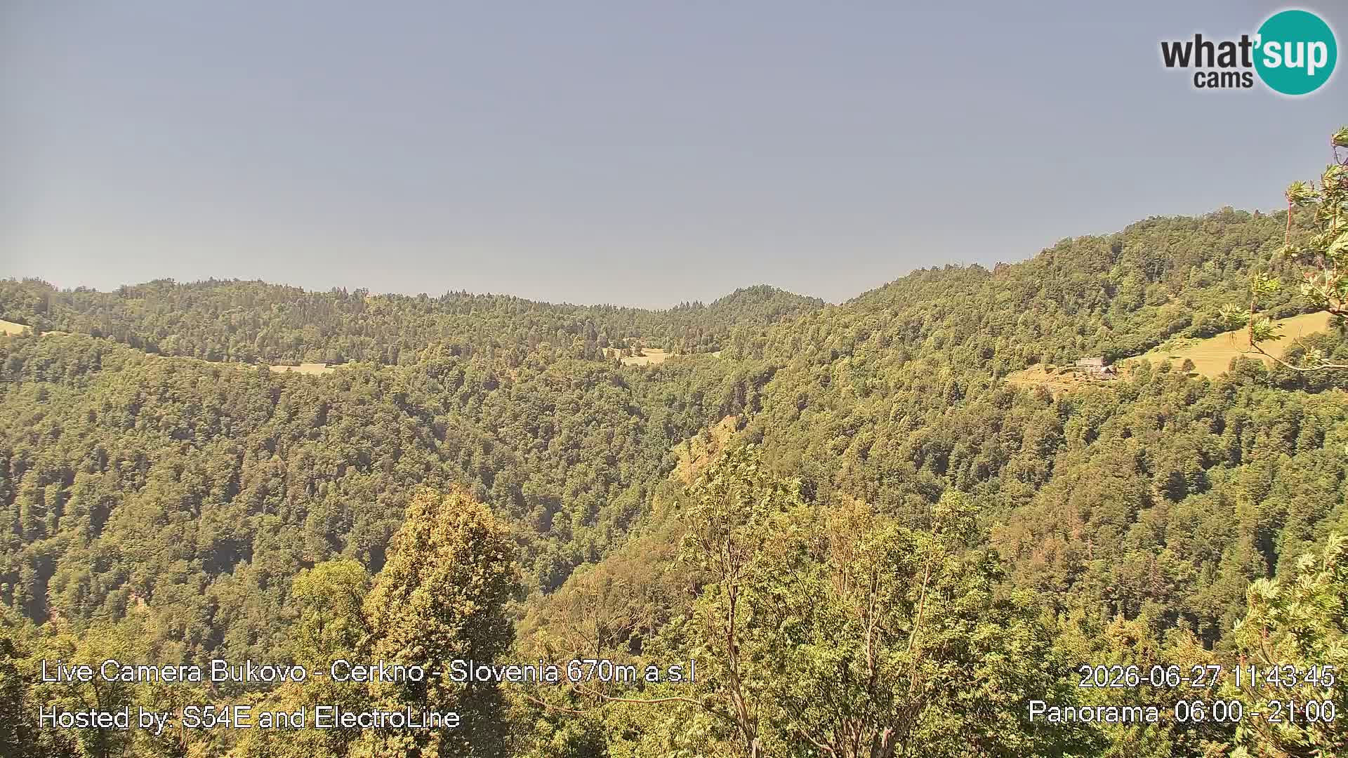 Webcam Bukovo – Baška grapa | Cerkno | Slovenia