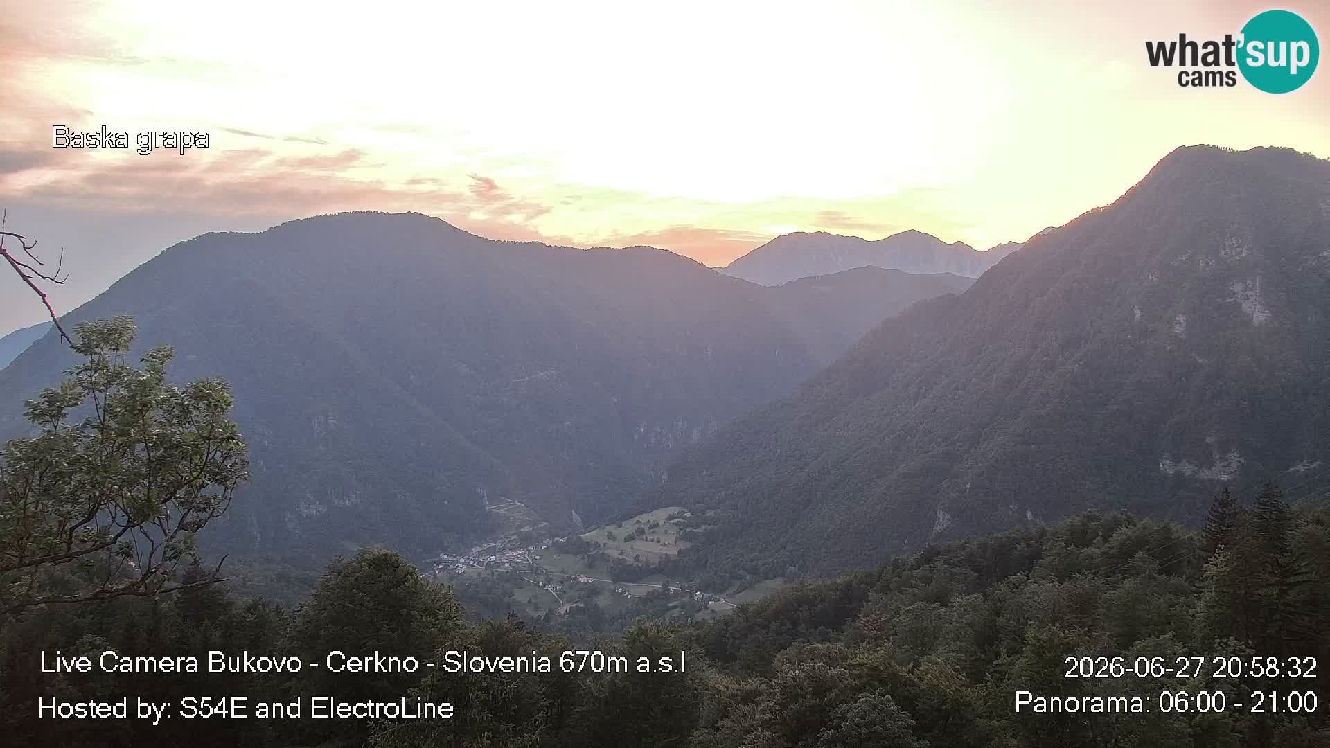 Kamera Bukovo – Baška grapa | Cerkno