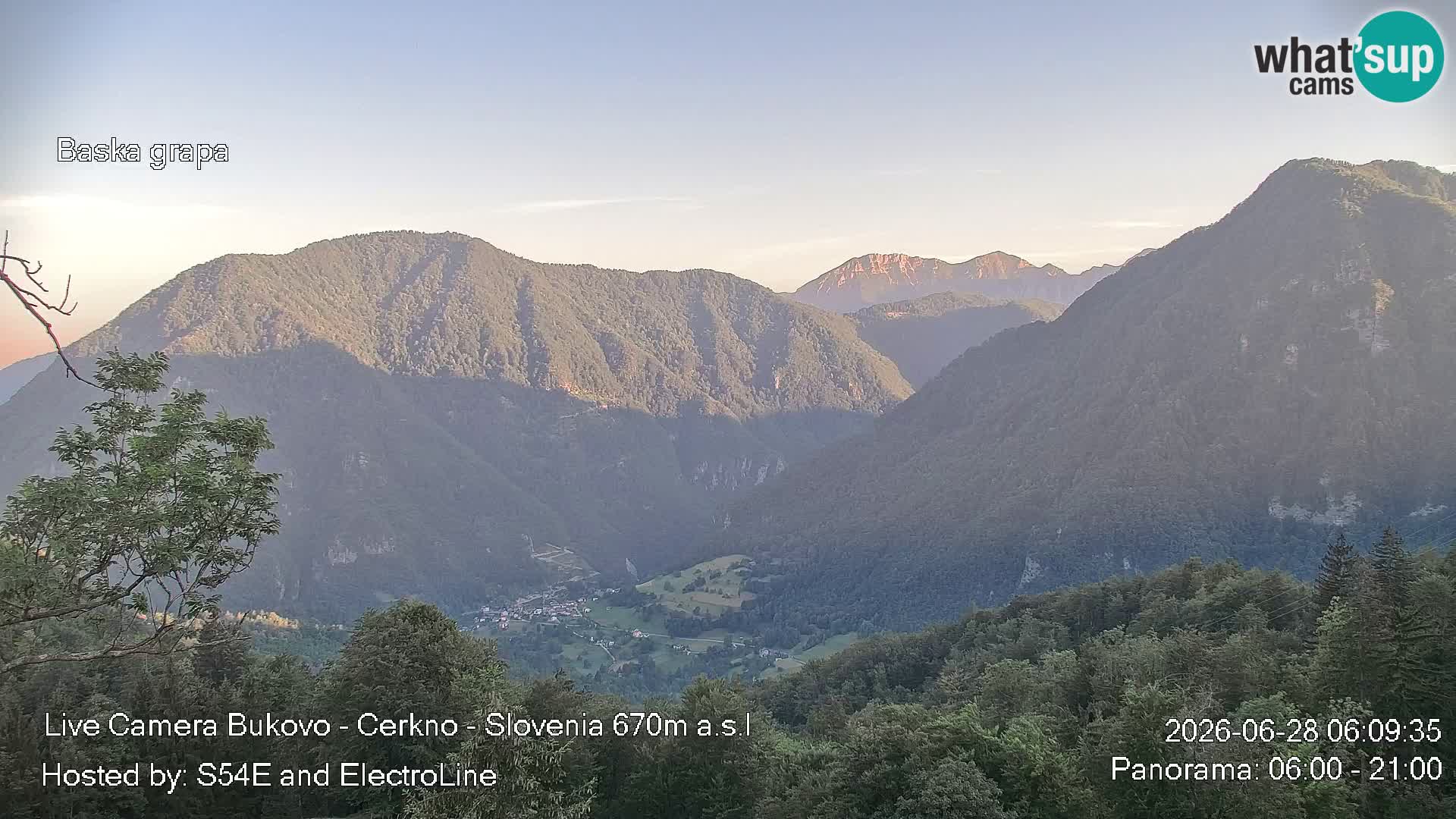 Webcam Bukovo – Baška grapa | Cerkno | Slovenia