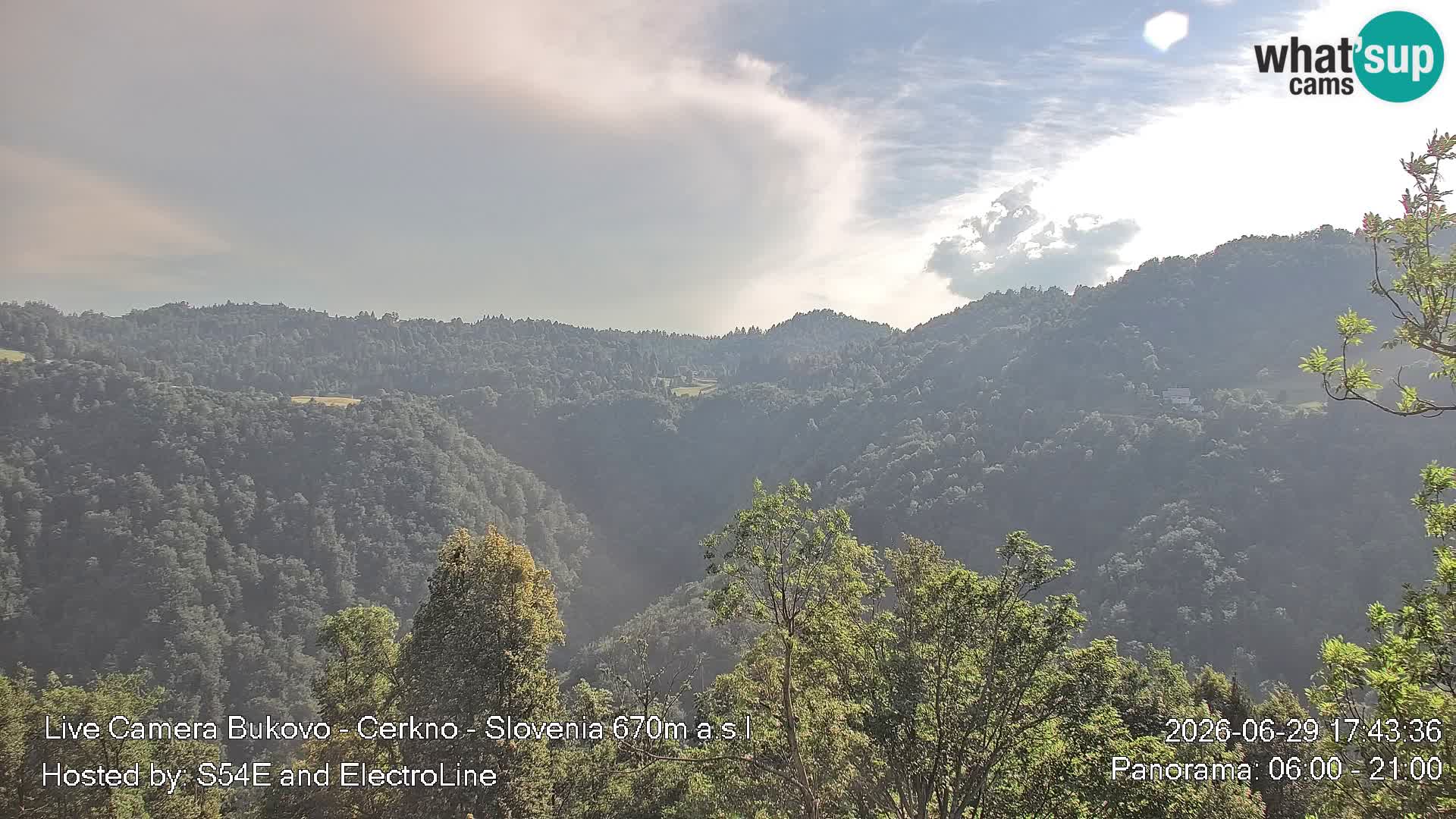 Webcam Bukovo – Baška grapa | Cerkno | Slovénie