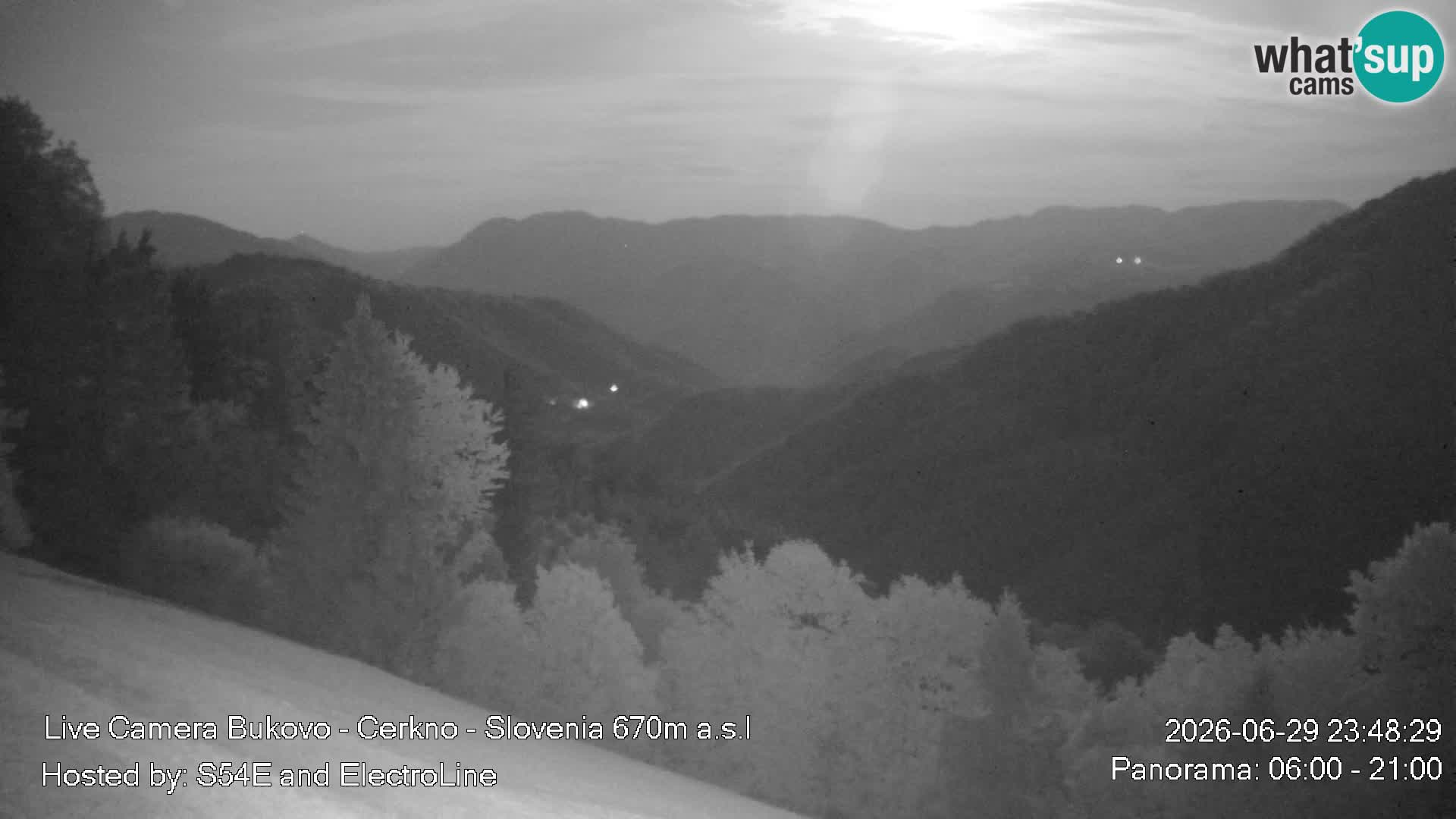 Web kamera Bukovo – Baška grapa | Cerkno | Slovenija