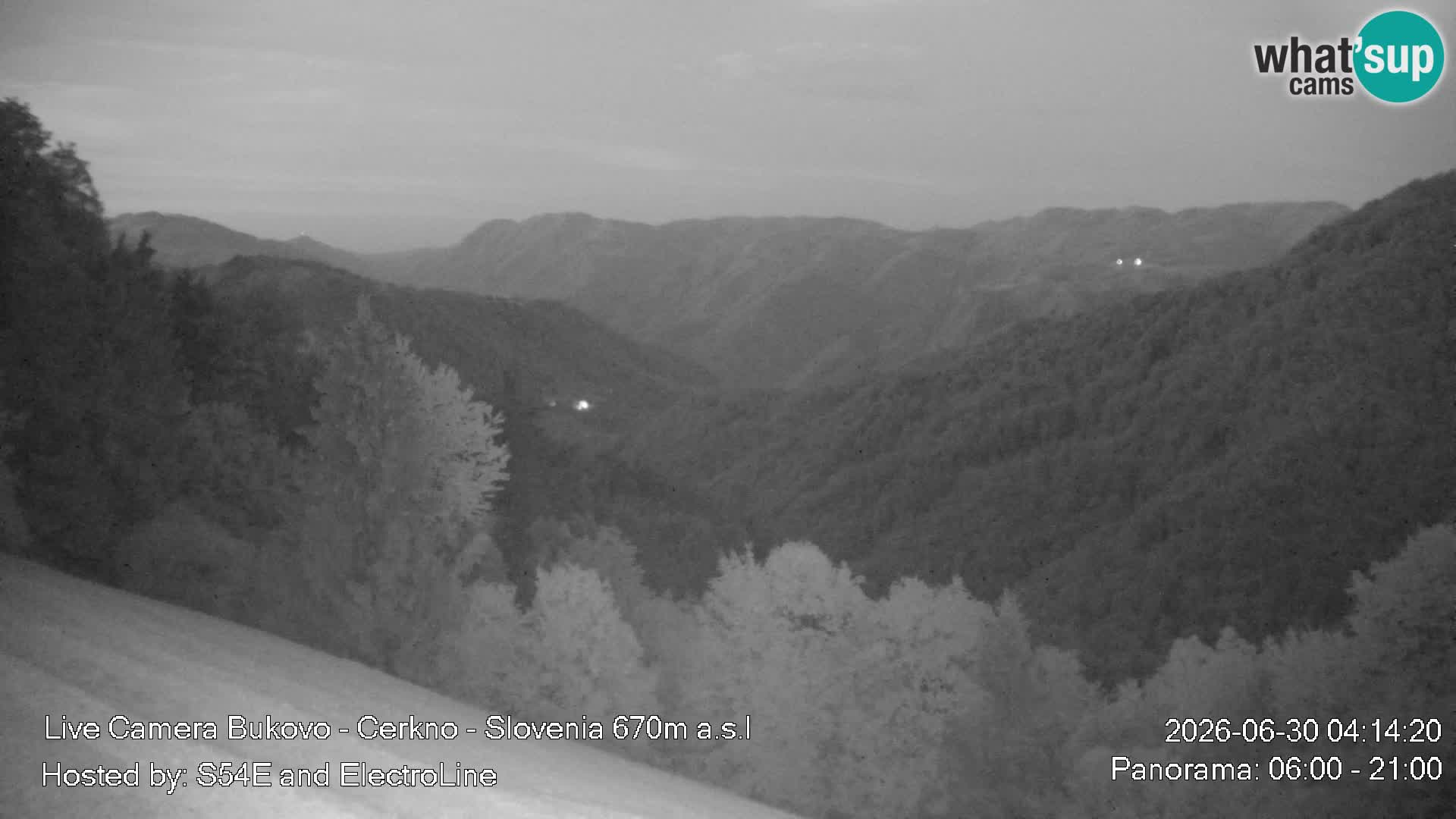 Webcam Bukovo – Baška grapa | Cerkno | Slovénie