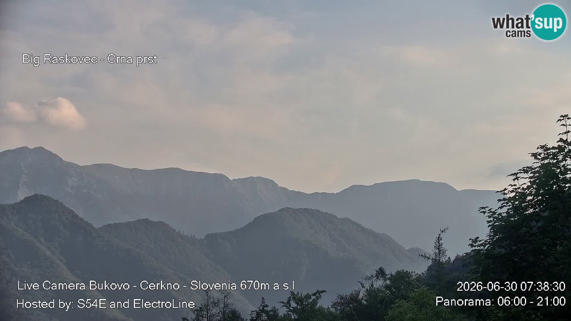 Webcam Bukovo – Baška grapa | Cerkno | Slovénie