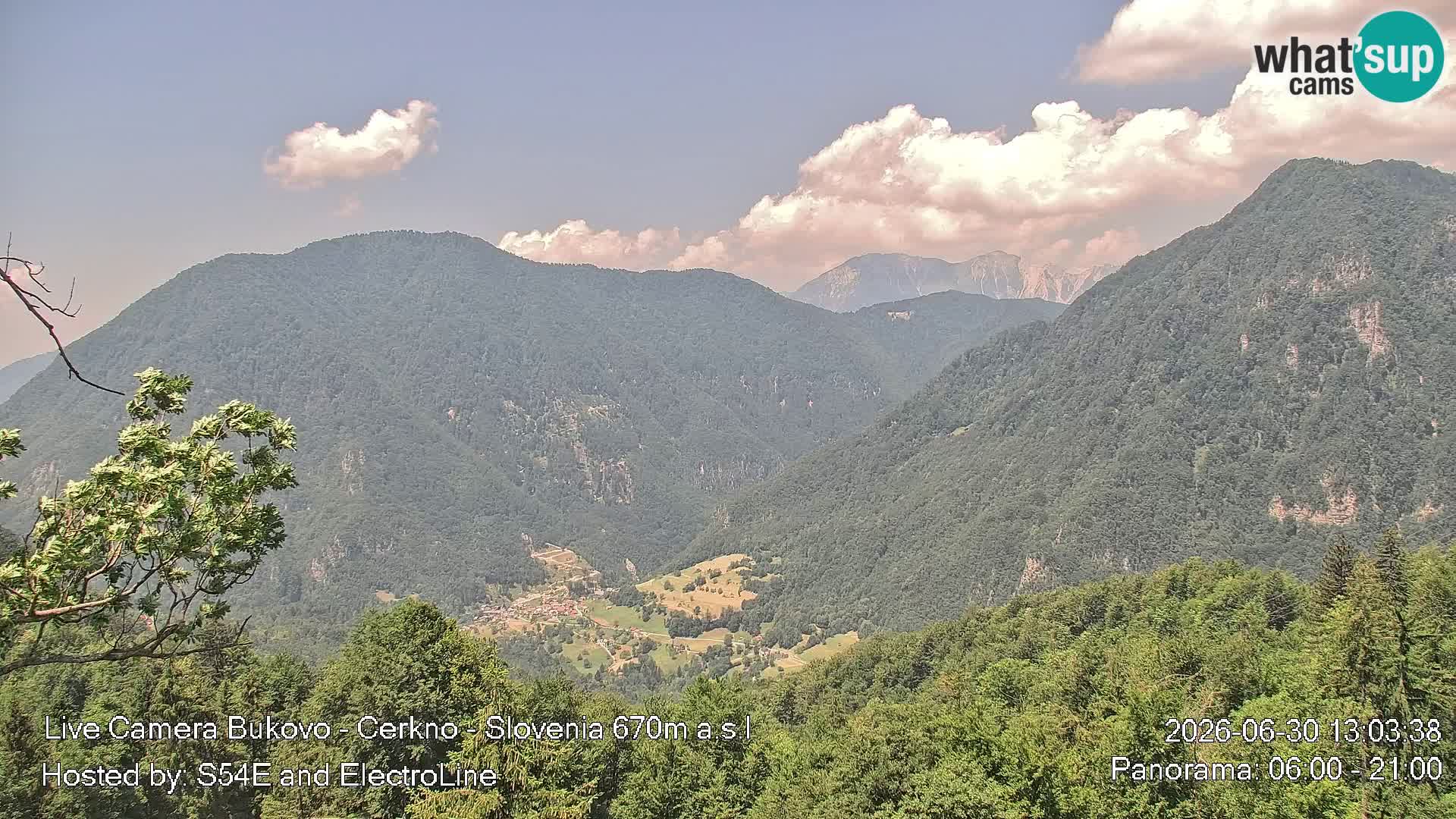 Webcam en vivo Bukovo – Baška grapa | Cerkno | Eslovenia