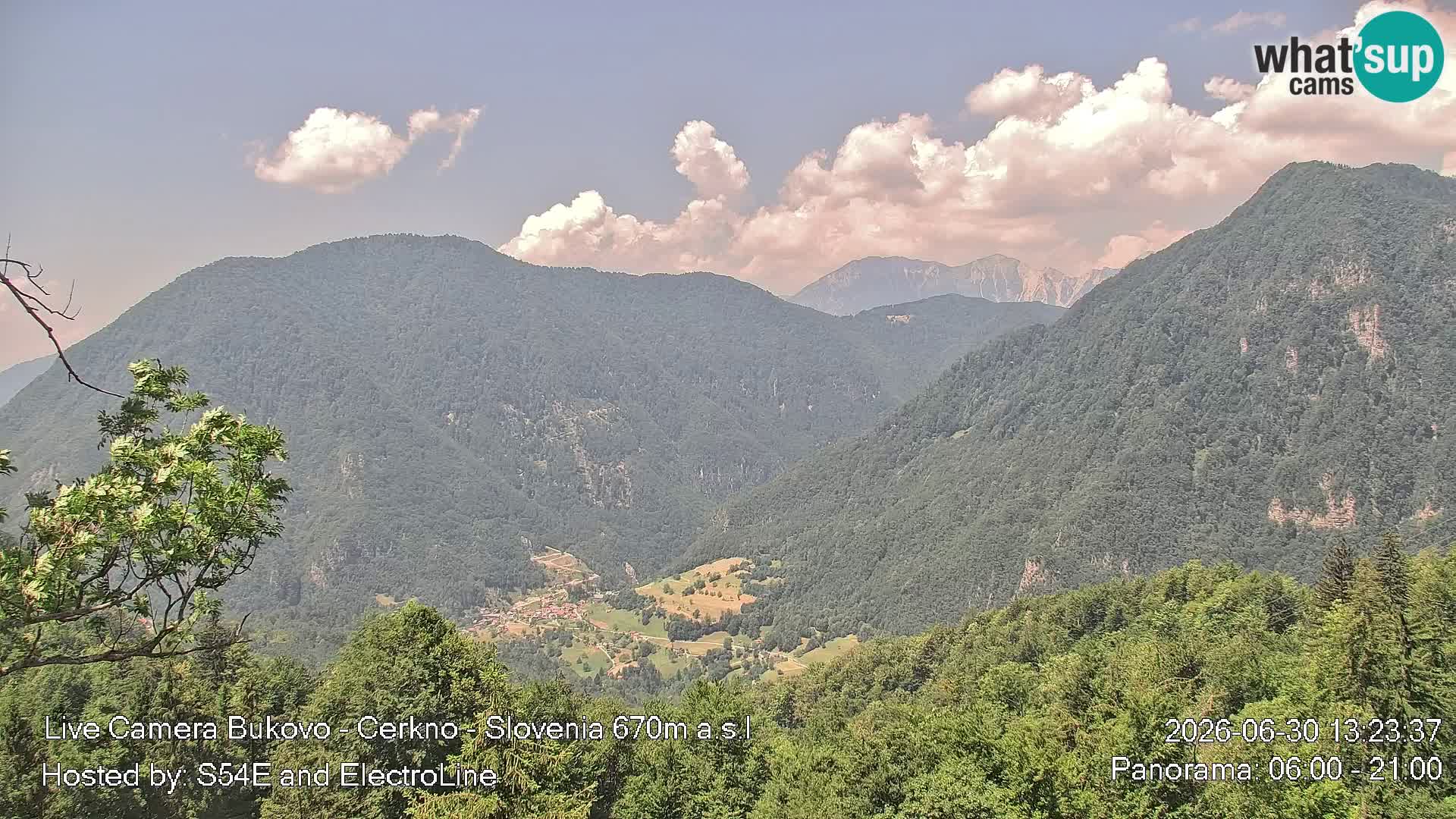 Webcam Bukovo – Baška grapa | Cerkno | Slovenia
