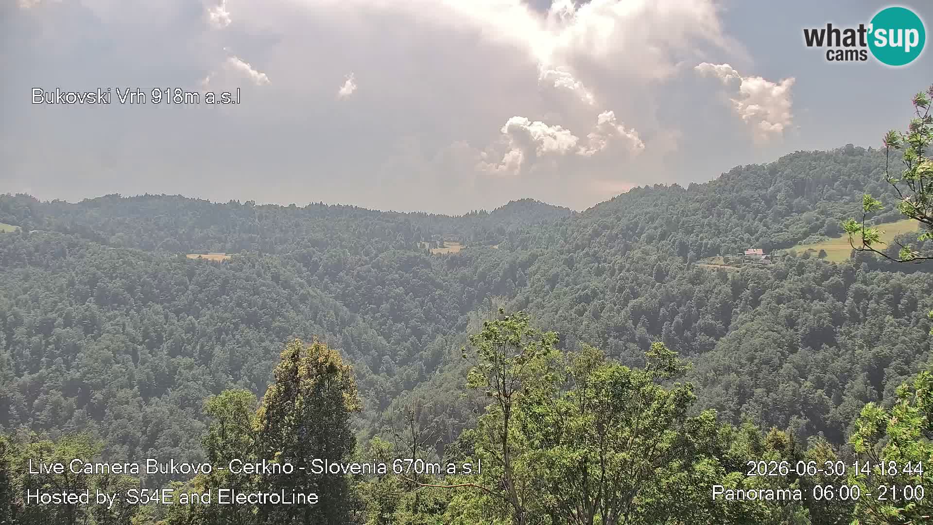 Webcam en vivo Bukovo – Baška grapa | Cerkno | Eslovenia