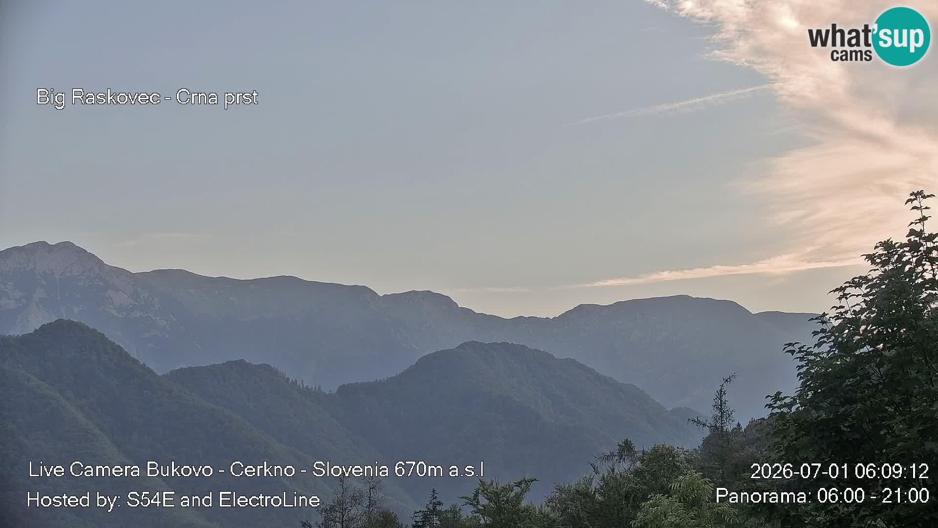Webcam Bukovo – Baška grapa | Cerkno | Slovenia