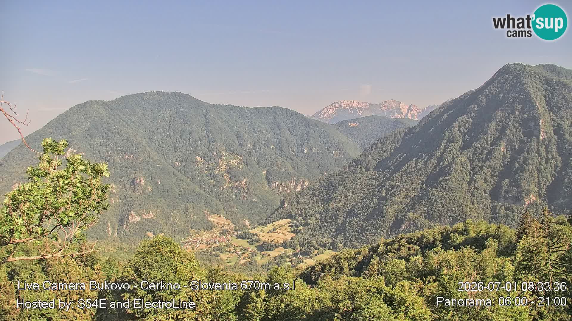 Webcam en vivo Bukovo – Baška grapa | Cerkno | Eslovenia