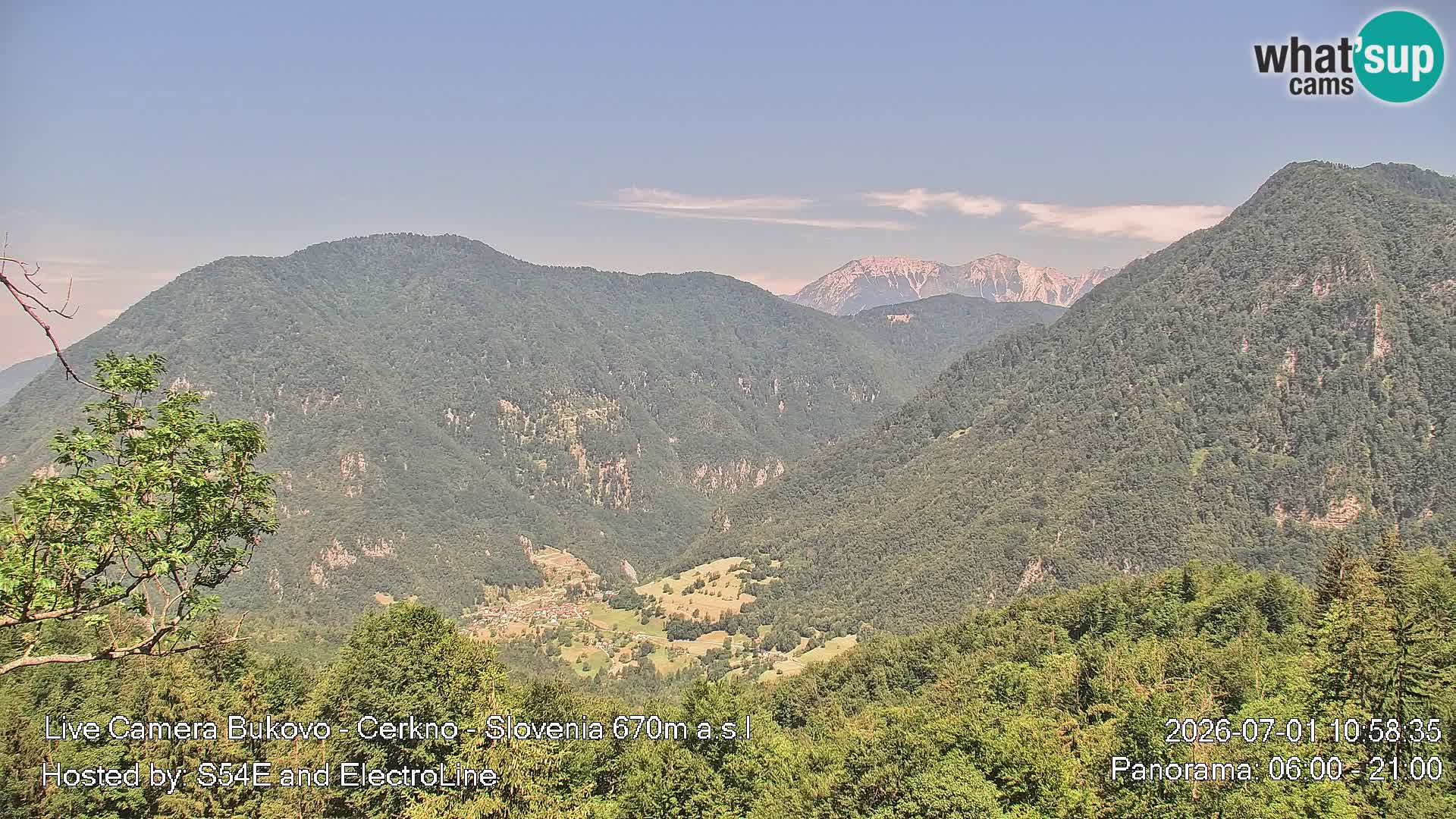 Webcam Bukovo – Baška grapa | Cerkno | Slovenia