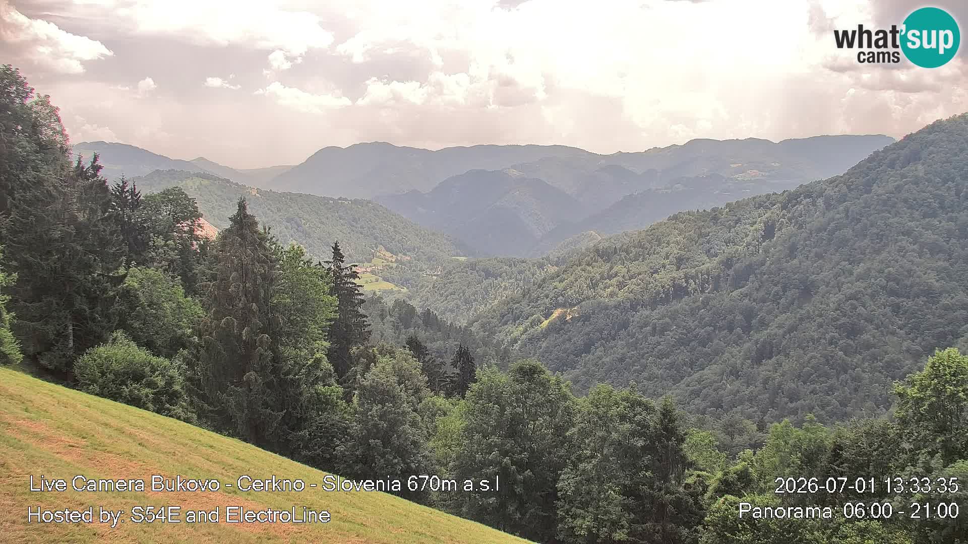 Webcam Bukovo – Baška grapa | Cerkno | Slovenia