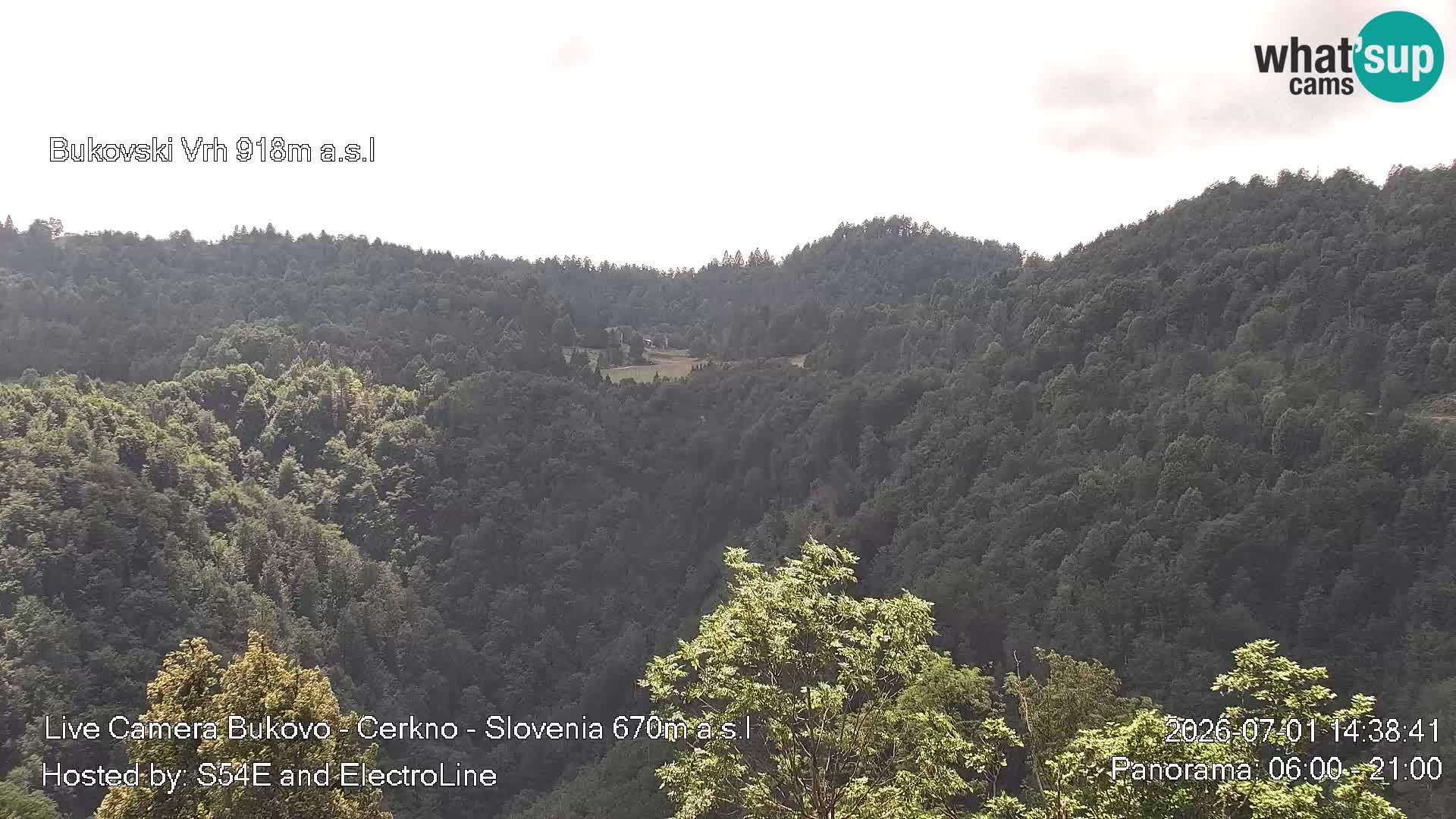 Webcam Bukovo – Baška grapa | Cerkno | Slovénie