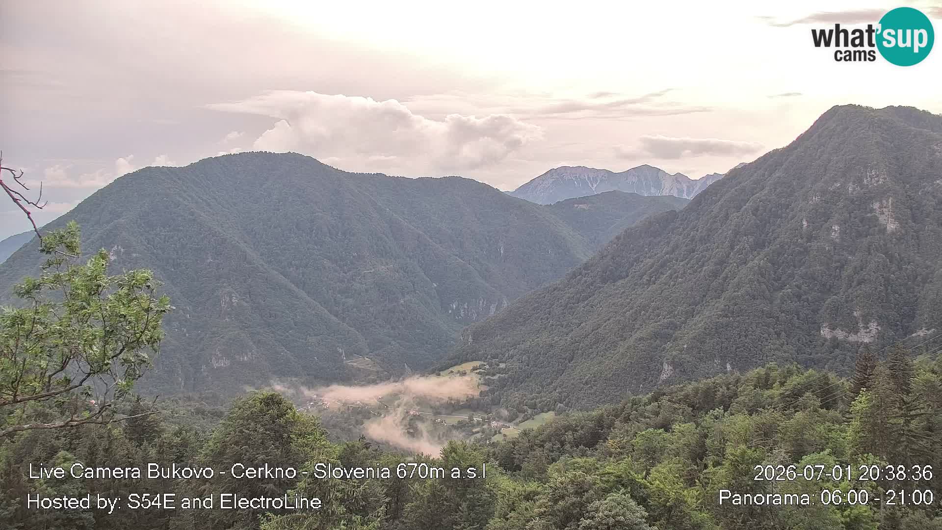 Webcam Bukovo – Baška grapa | Cerkno | Slovenia