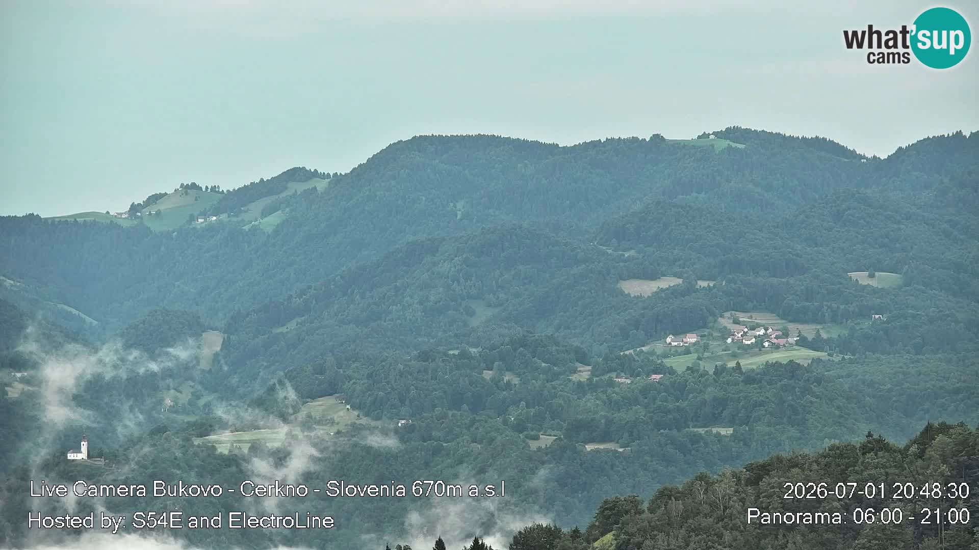 Webcam Bukovo – Baška grapa | Cerkno | Slovénie