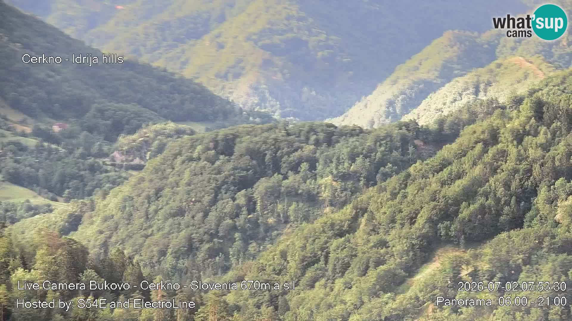 Web kamera Bukovo – Baška grapa | Cerkno | Slovenija