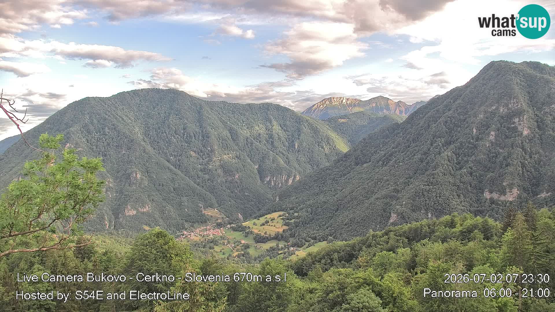 Bukovo Webcam – Baška grapa | Cerkno | Slowenien