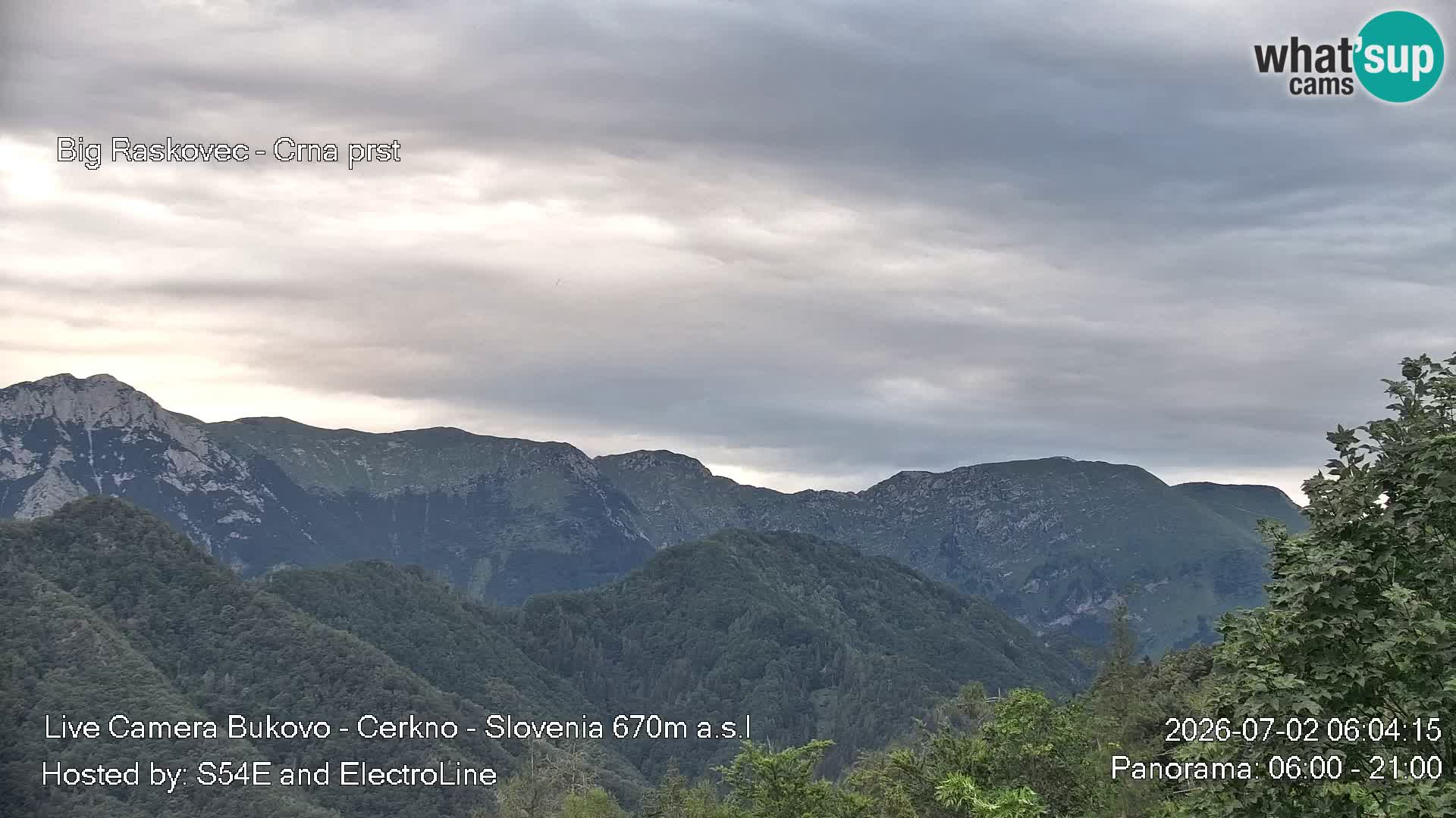 Webcam Bukovo – Baška grapa | Cerkno | Slovenia