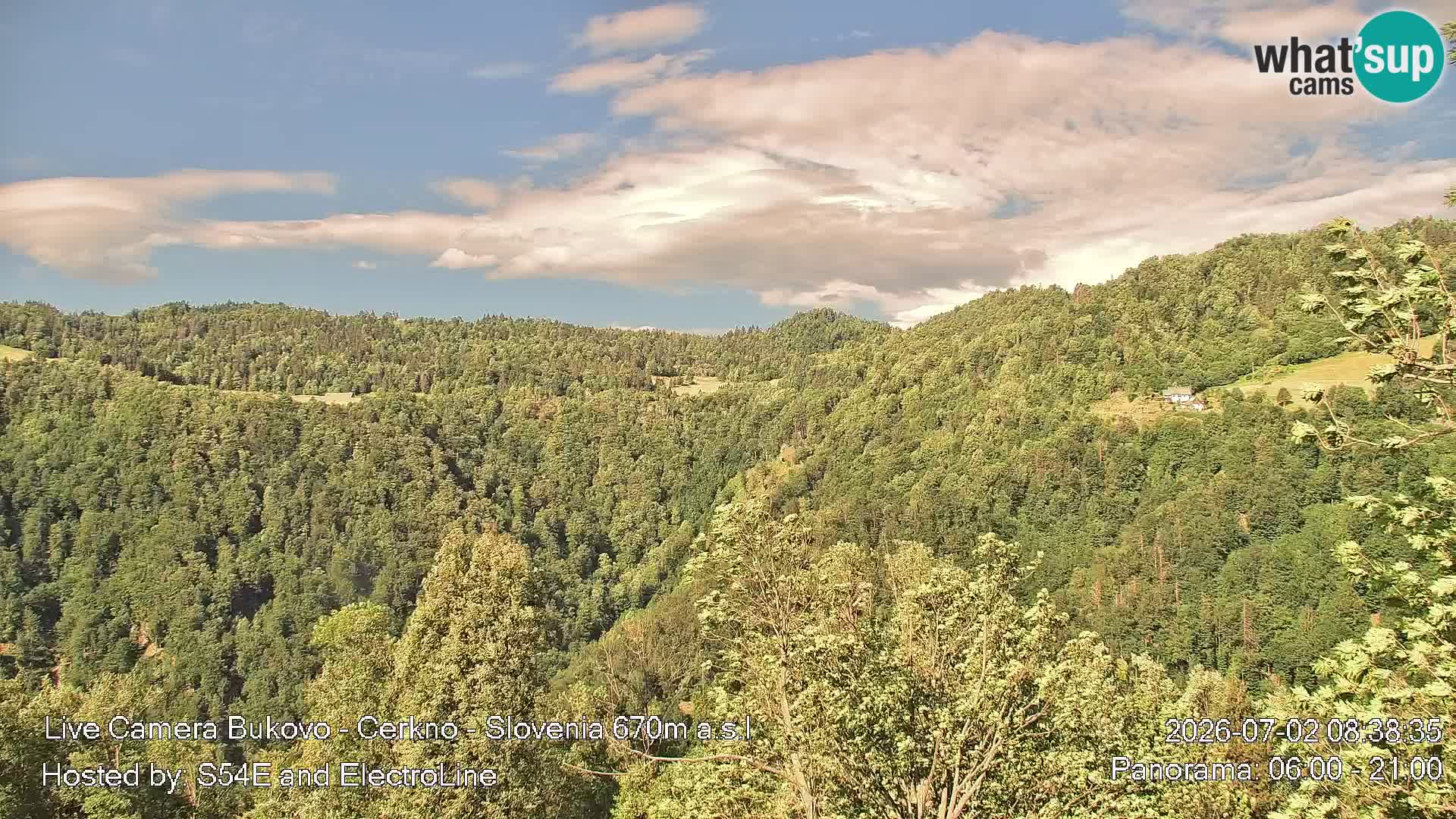 Webcam en vivo Bukovo – Baška grapa | Cerkno | Eslovenia
