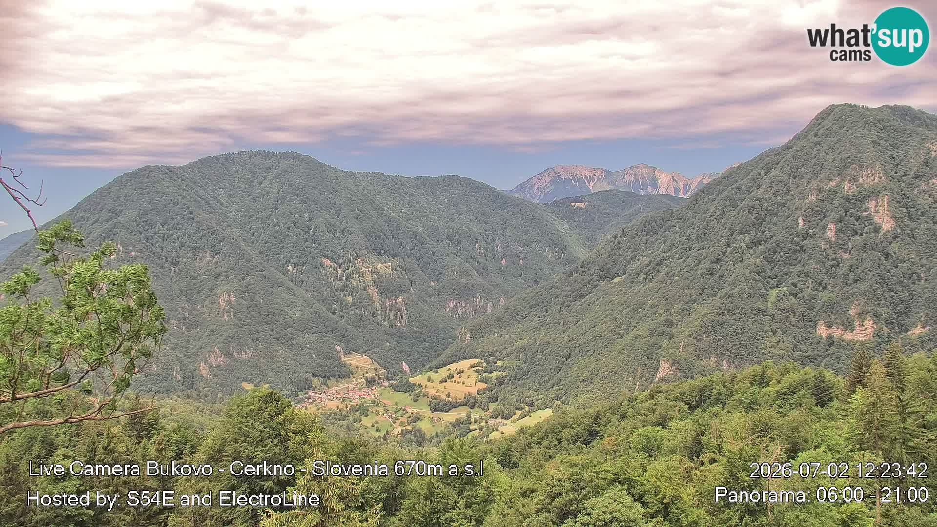 Webcam Bukovo – Baška grapa | Cerkno | Slovenia