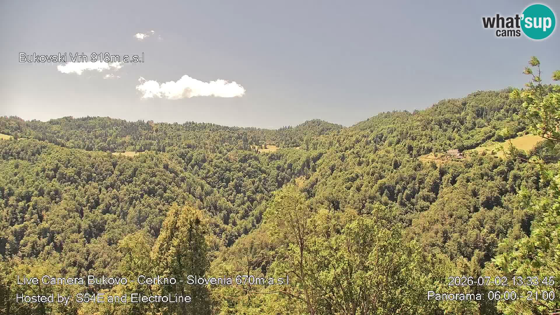 Bukovo Webcam – Baška grapa | Cerkno | Slowenien