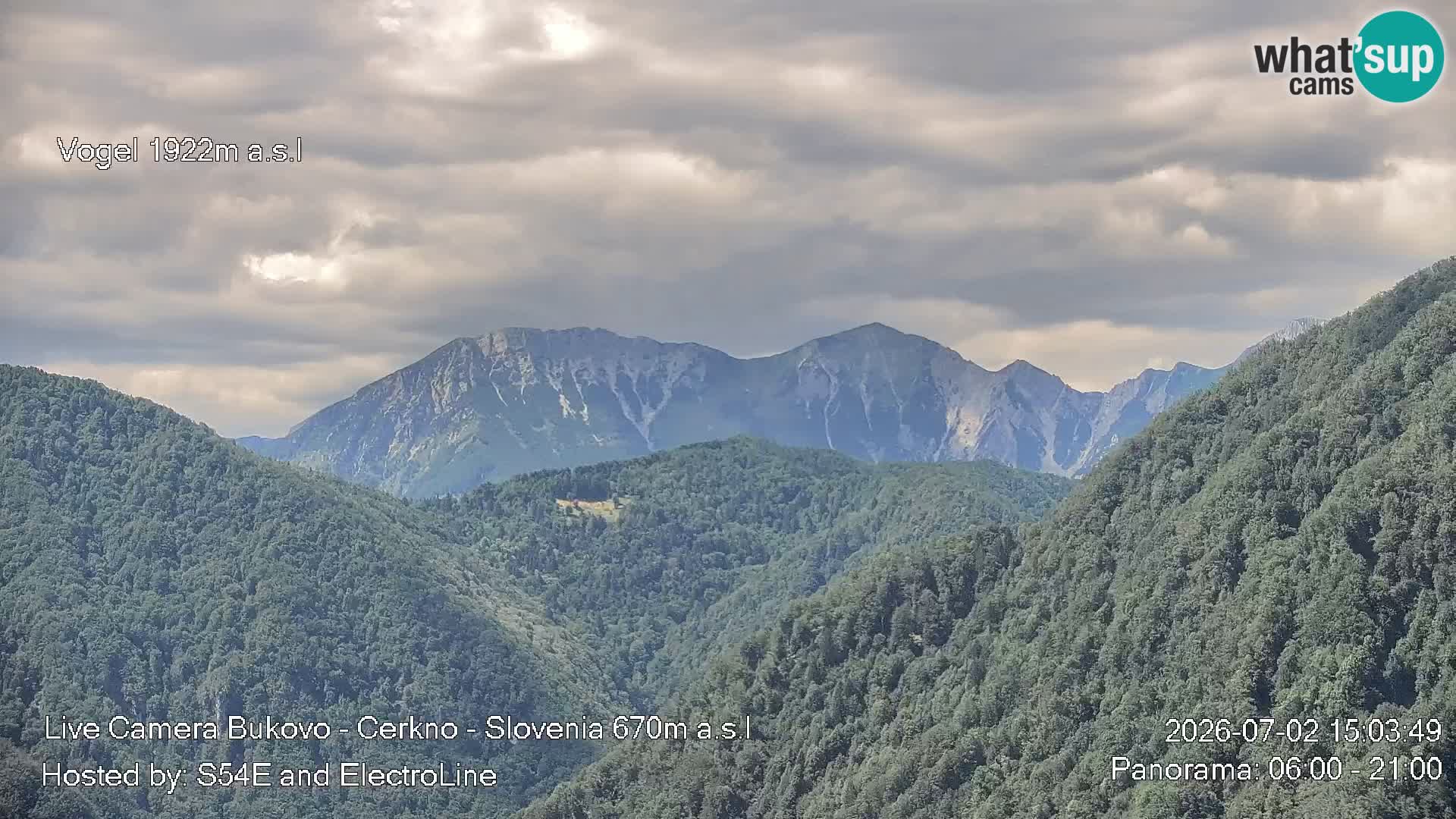 Bukovo Webcam – Baška grapa | Cerkno | Slowenien