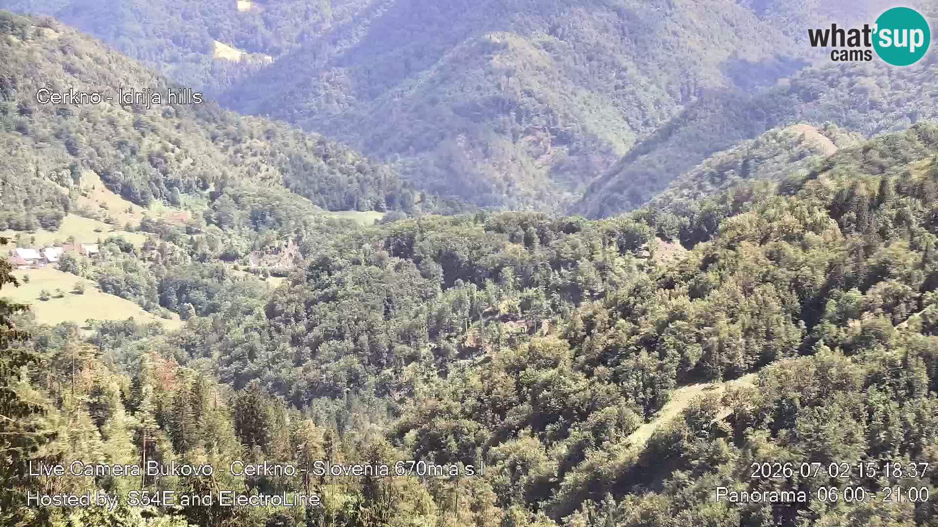 Webcam en vivo Bukovo – Baška grapa | Cerkno | Eslovenia