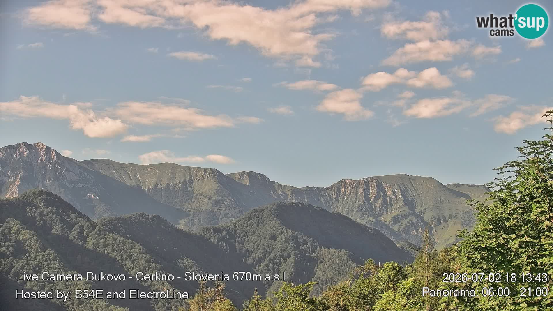 Webcam Bukovo – Baška grapa | Cerkno | Slovenia