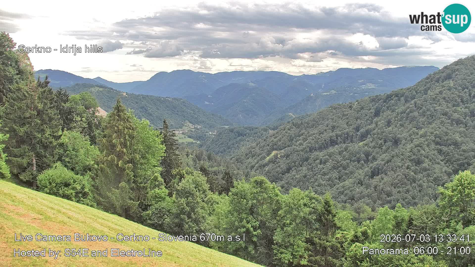 Webcam Bukovo – Baška grapa | Cerkno | Slovenia