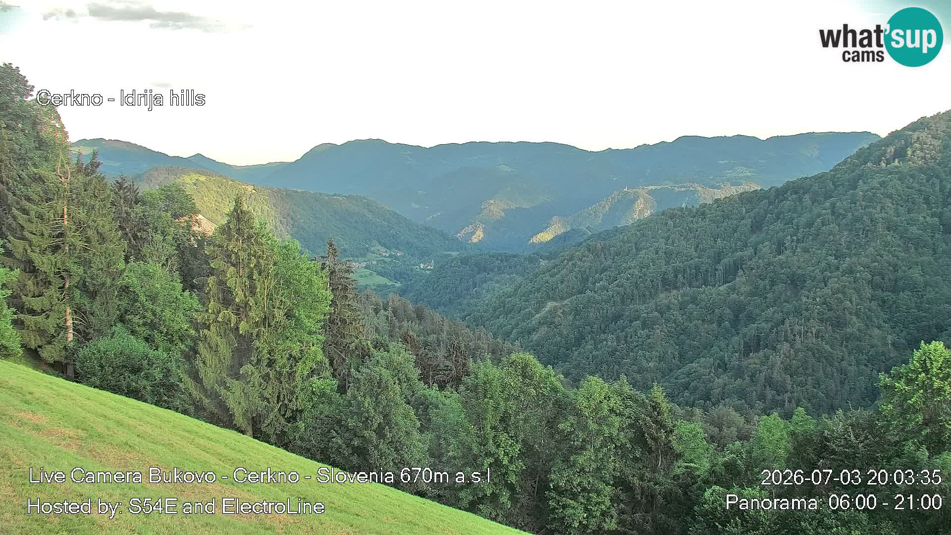 Webcam en vivo Bukovo – Baška grapa | Cerkno | Eslovenia