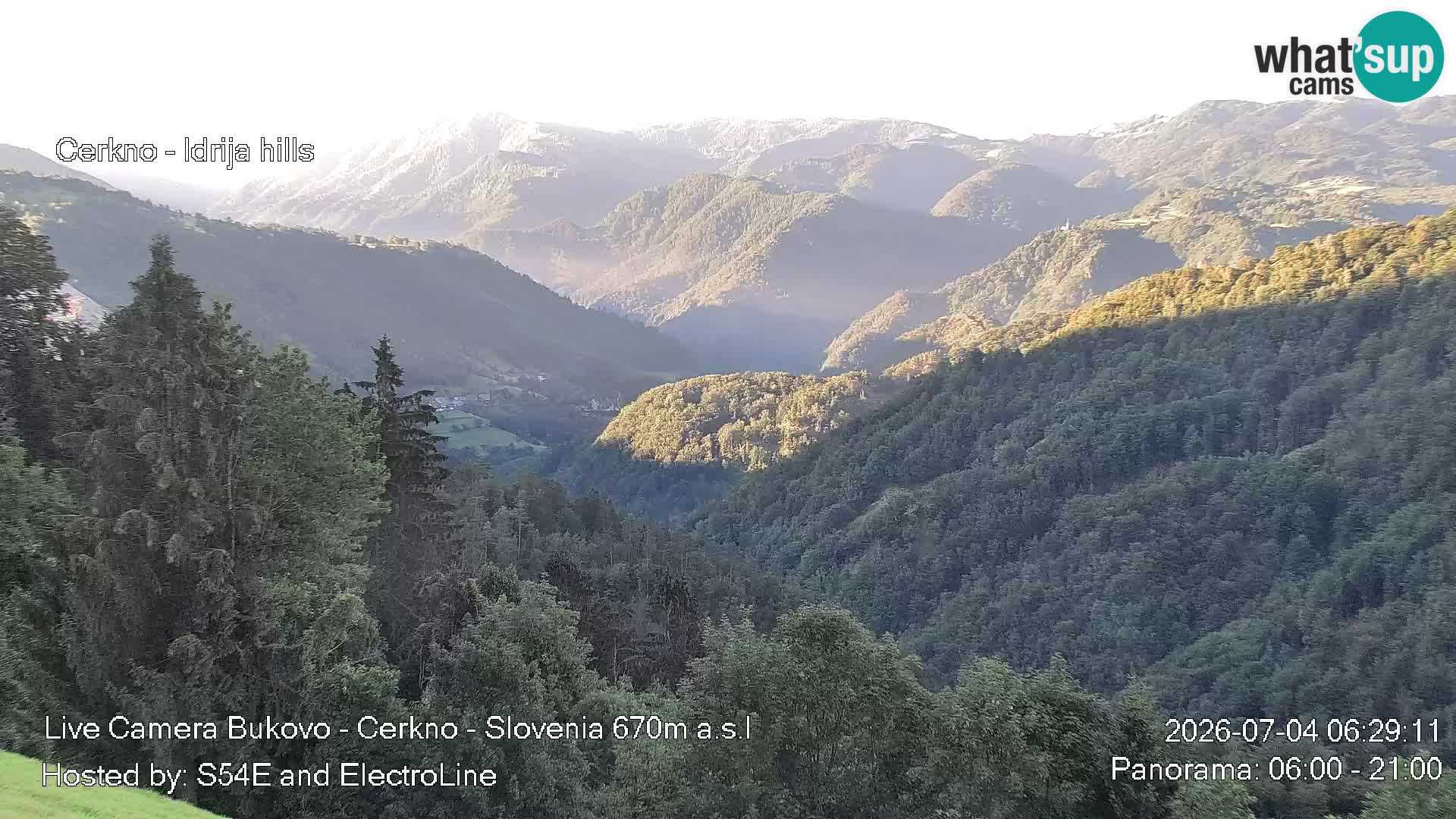 Bukovo Webcam – Baška grapa | Cerkno | Slowenien