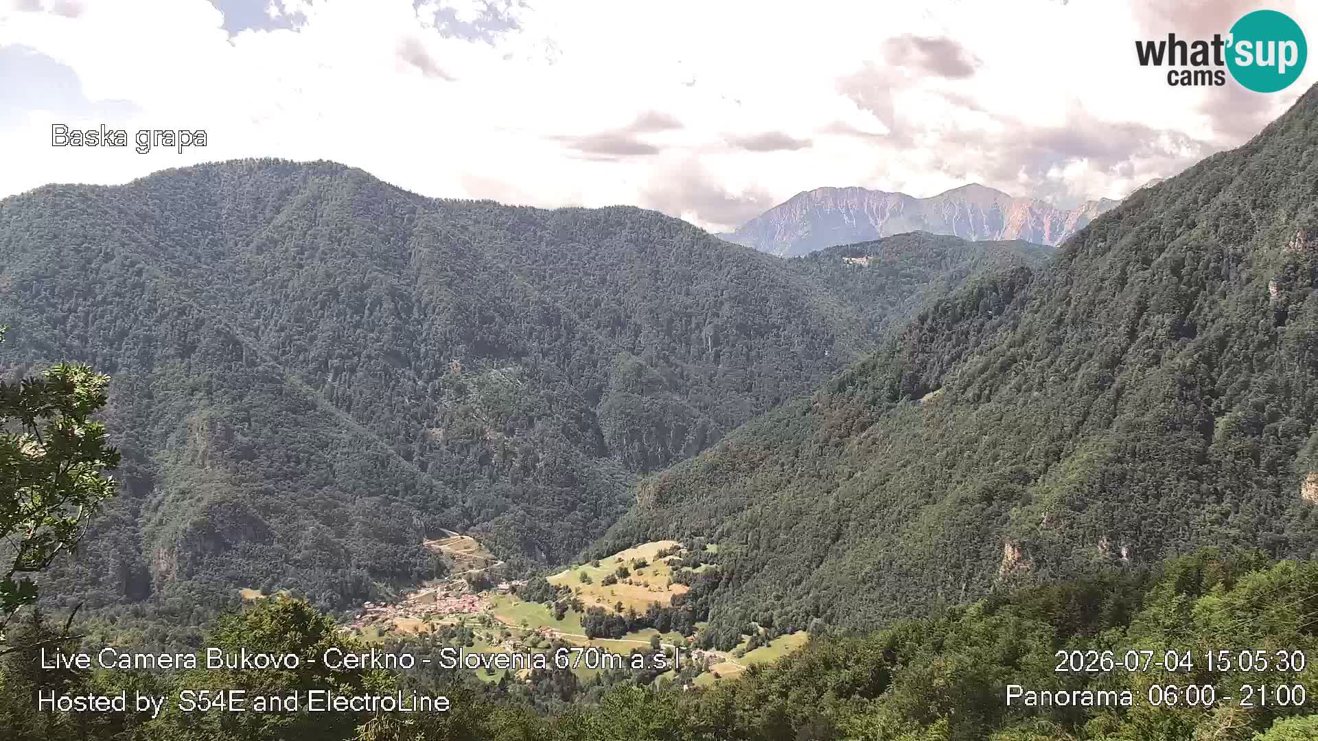 Kamera Bukovo – Baška grapa | Cerkno