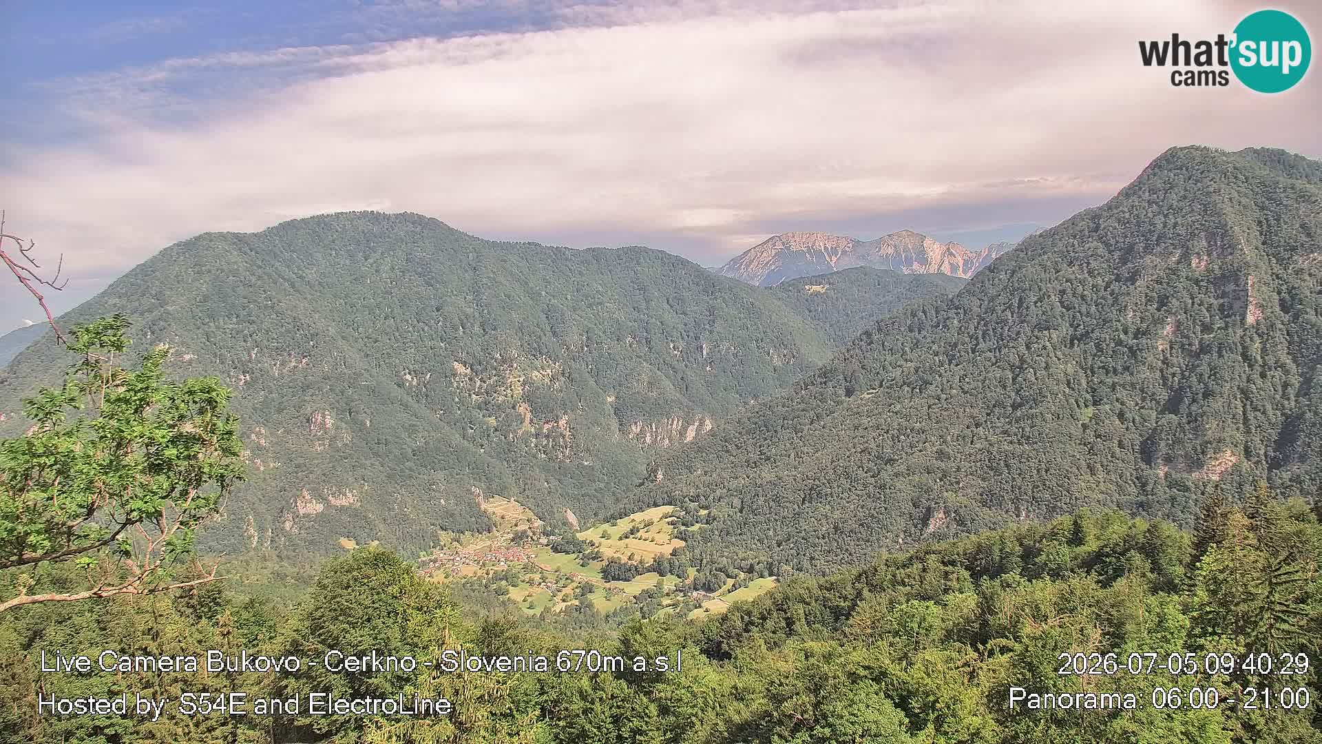 Webcam Bukovo – Baška grapa | Cerkno | Slovenia